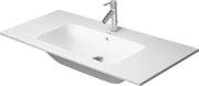 Duravit ME by Starck 40 1/2'' Rectangular Wall Mounted Sink in White with Overflow