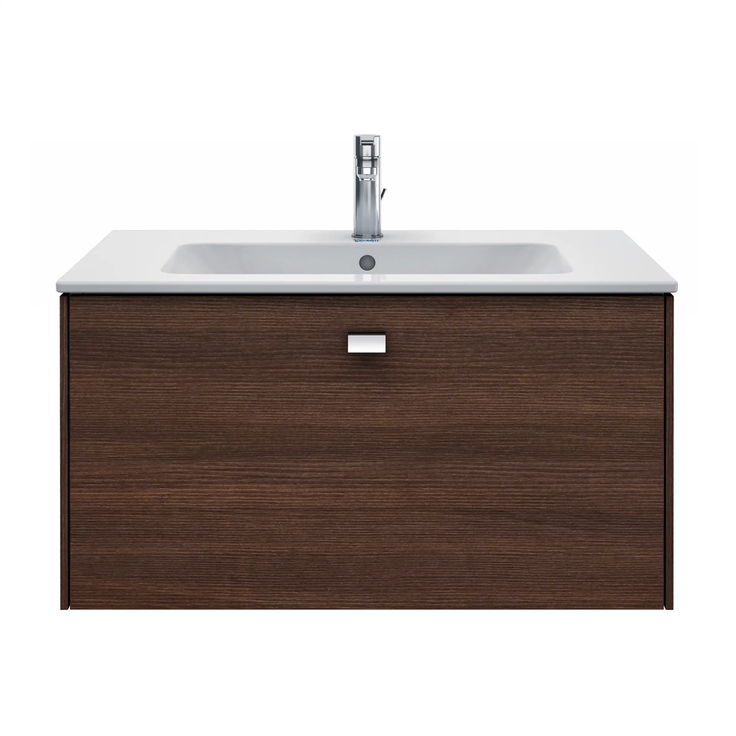 Duravit ME by Starck 32 5/8'' Rectangular Wall Mounted Sink in Satin Matte White with Single Faucet Hole and with Overflow