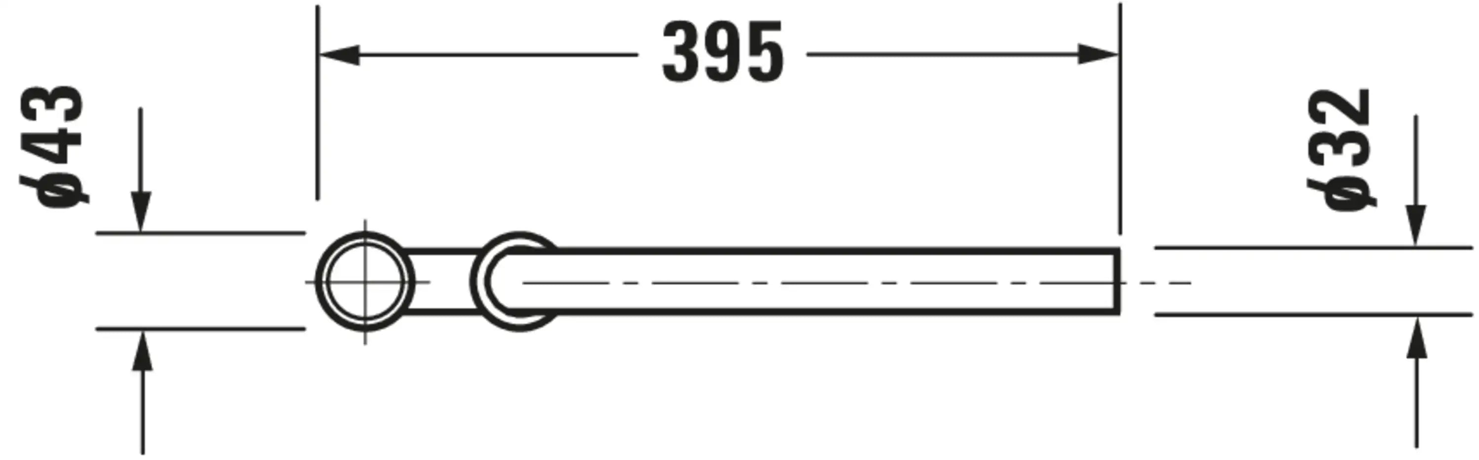 Duravit P-Trap in Chrome