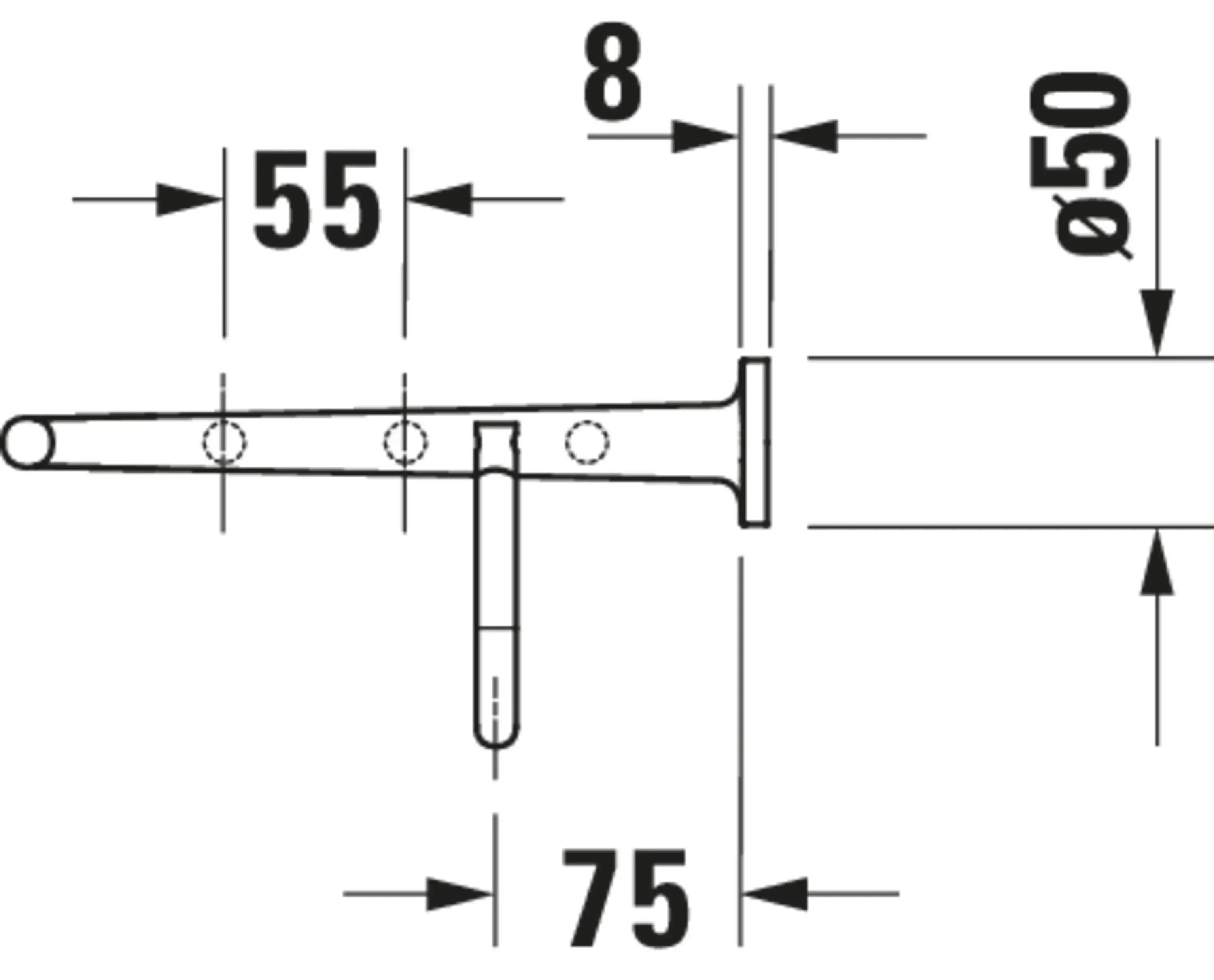 Duravit Starck T 24'' Towel Rack