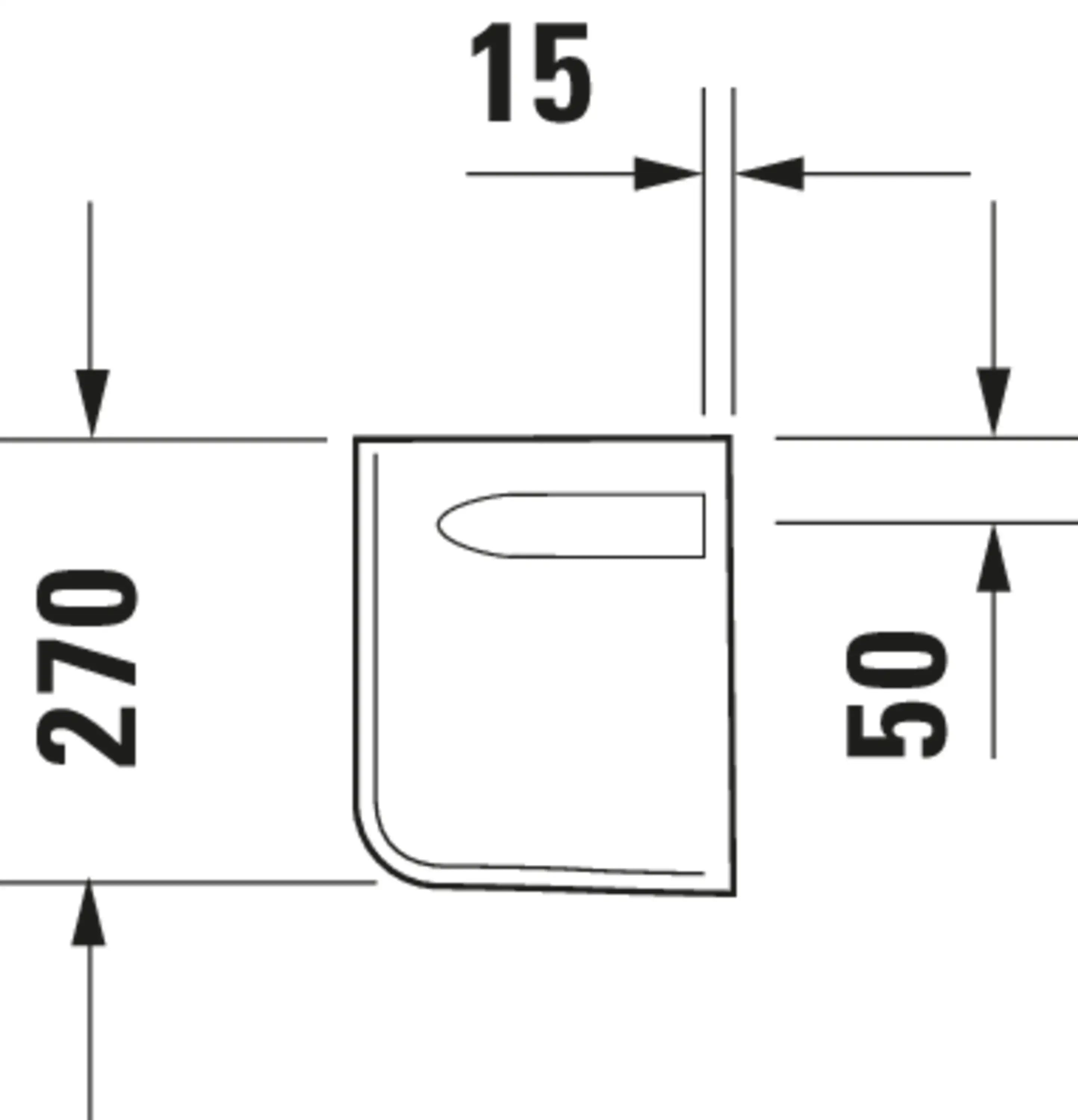 Duravit D-Code Sink Shroud in White