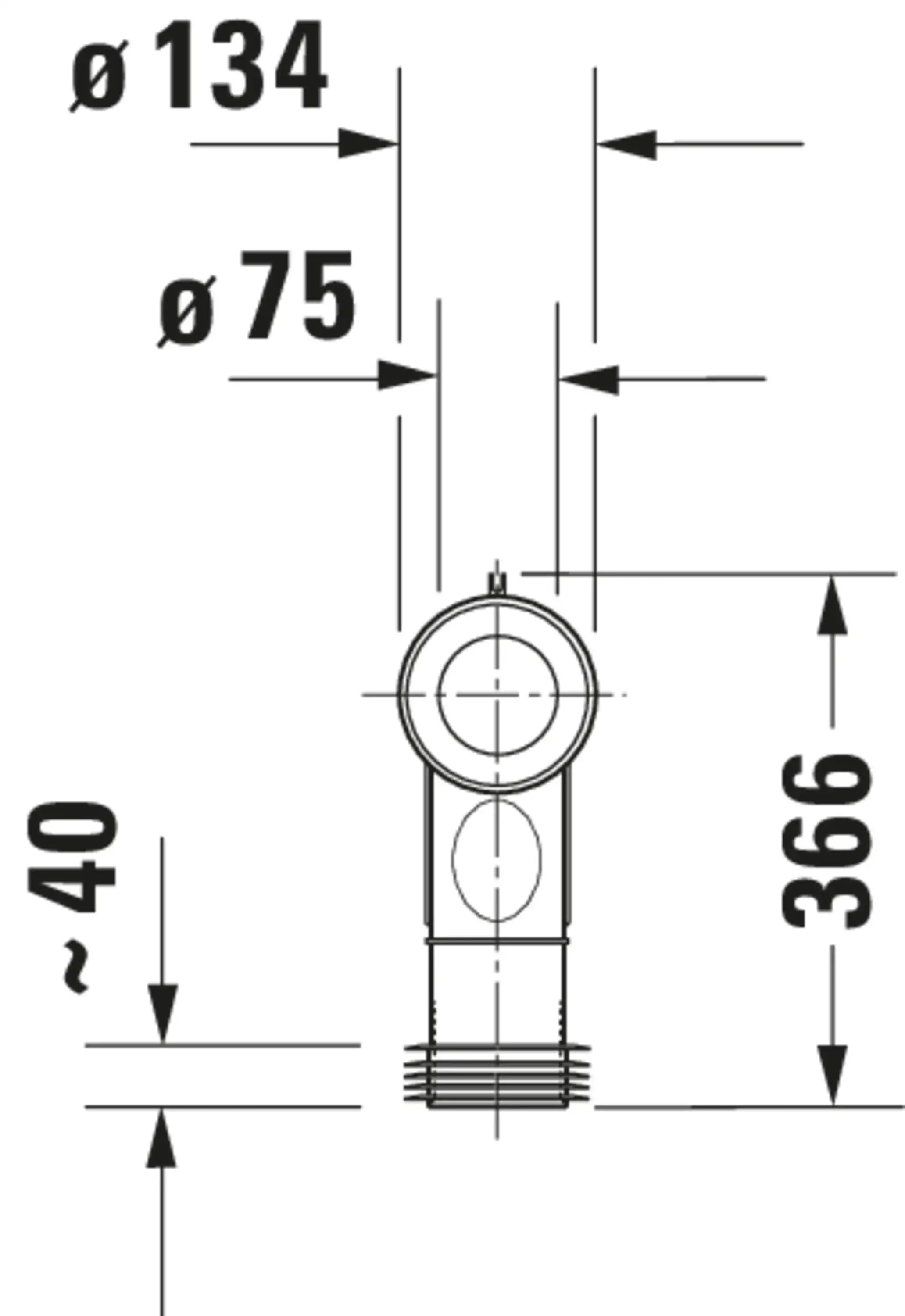 Duravit Outlet Bend, Toilet Part