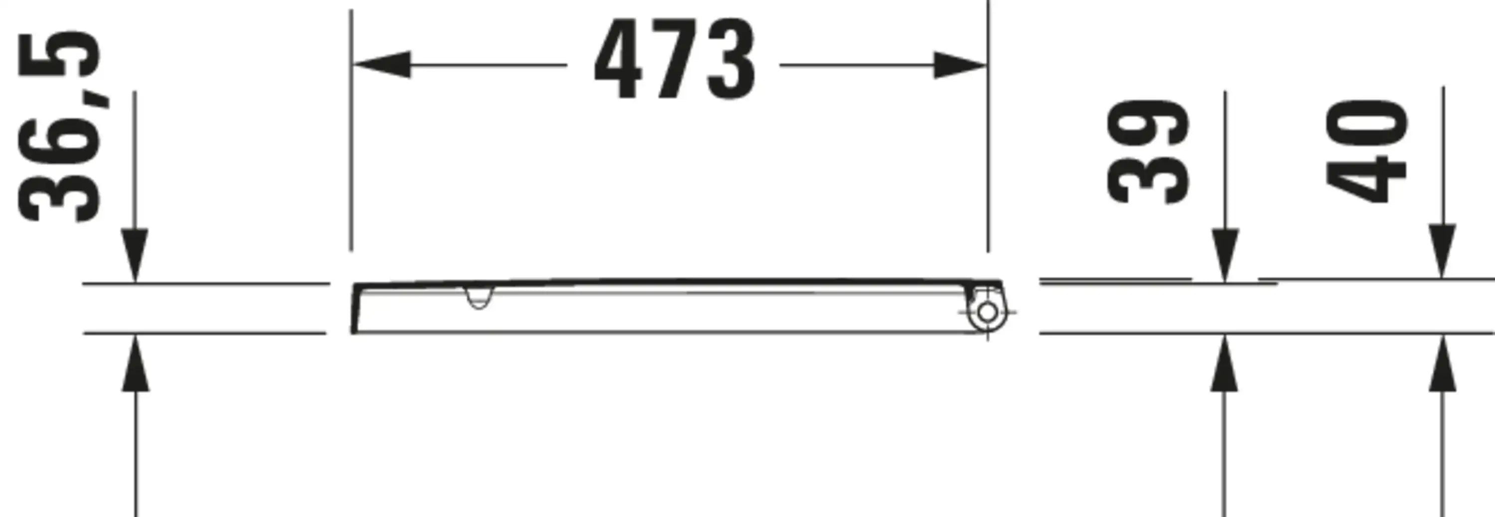 ME by Starck Elongated Toilet Seat in White