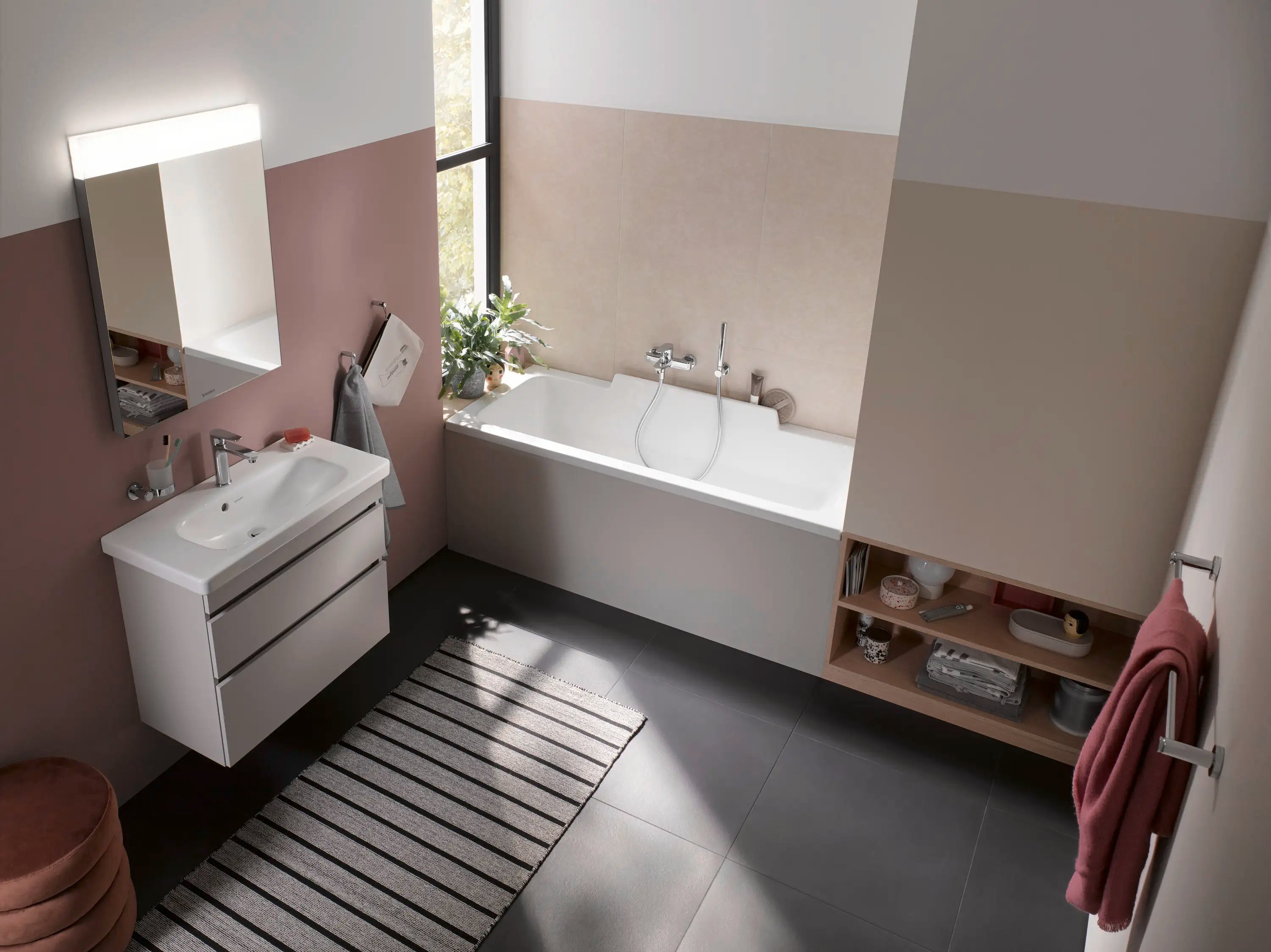 Duravit D-Code 33 1/4'' Single Towel Bar