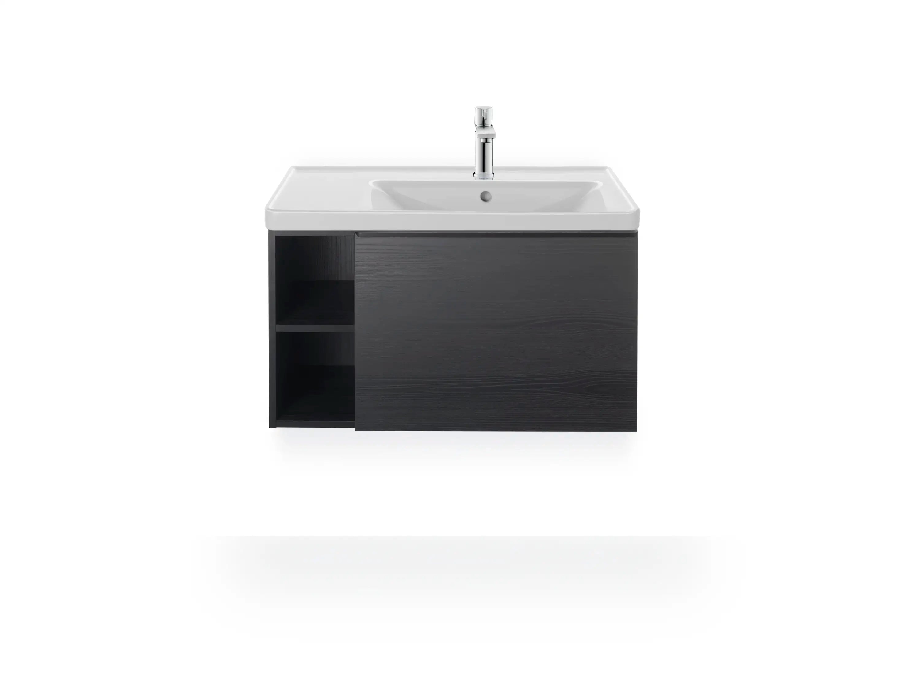 Duravit D-Neo 30 1/2'' Rectangular Wall Mounted Sink in White with Single Faucet Hole and with Overflow
