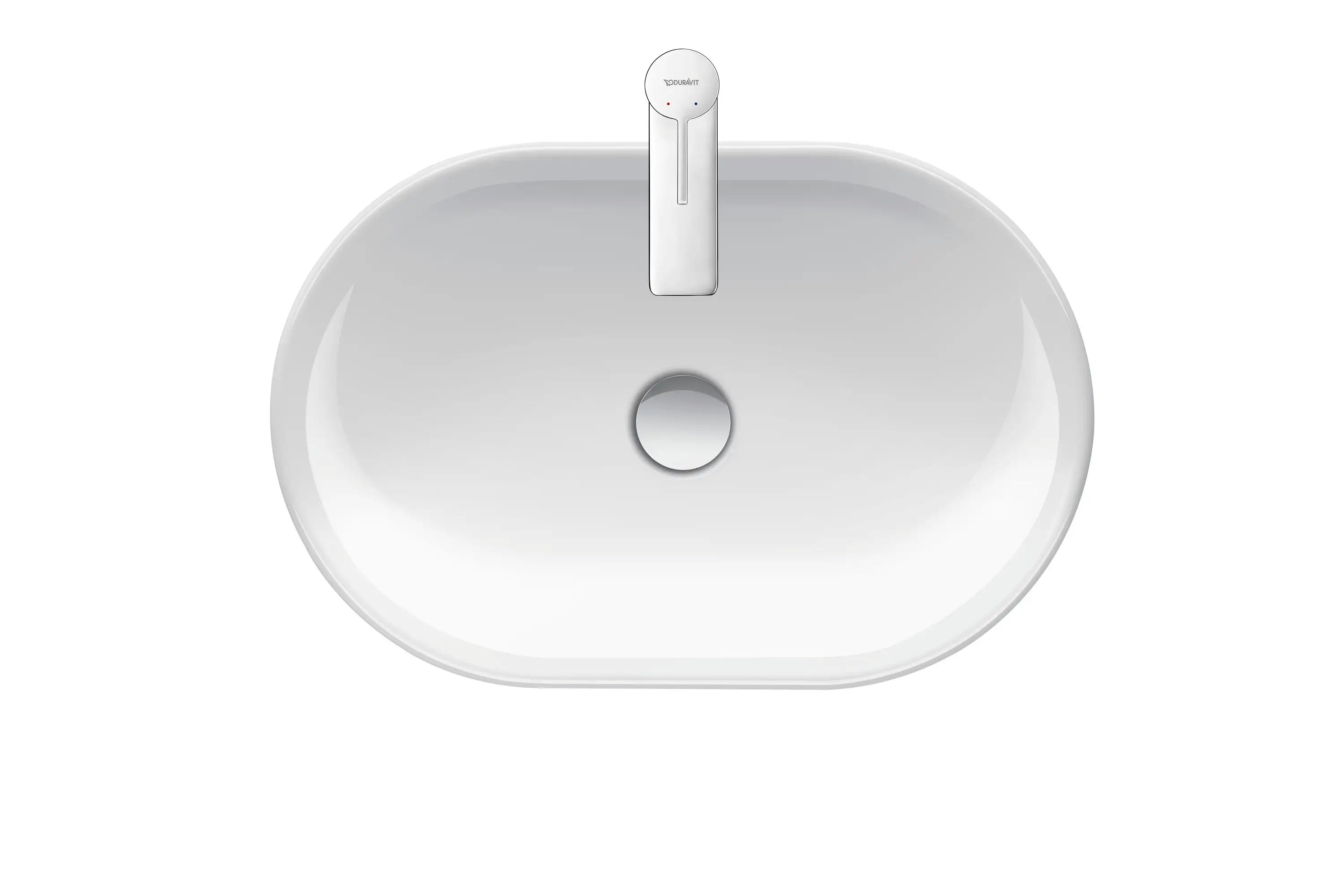 Duravit D-Neo 23 5/8'' Oval Vessel Sink in White