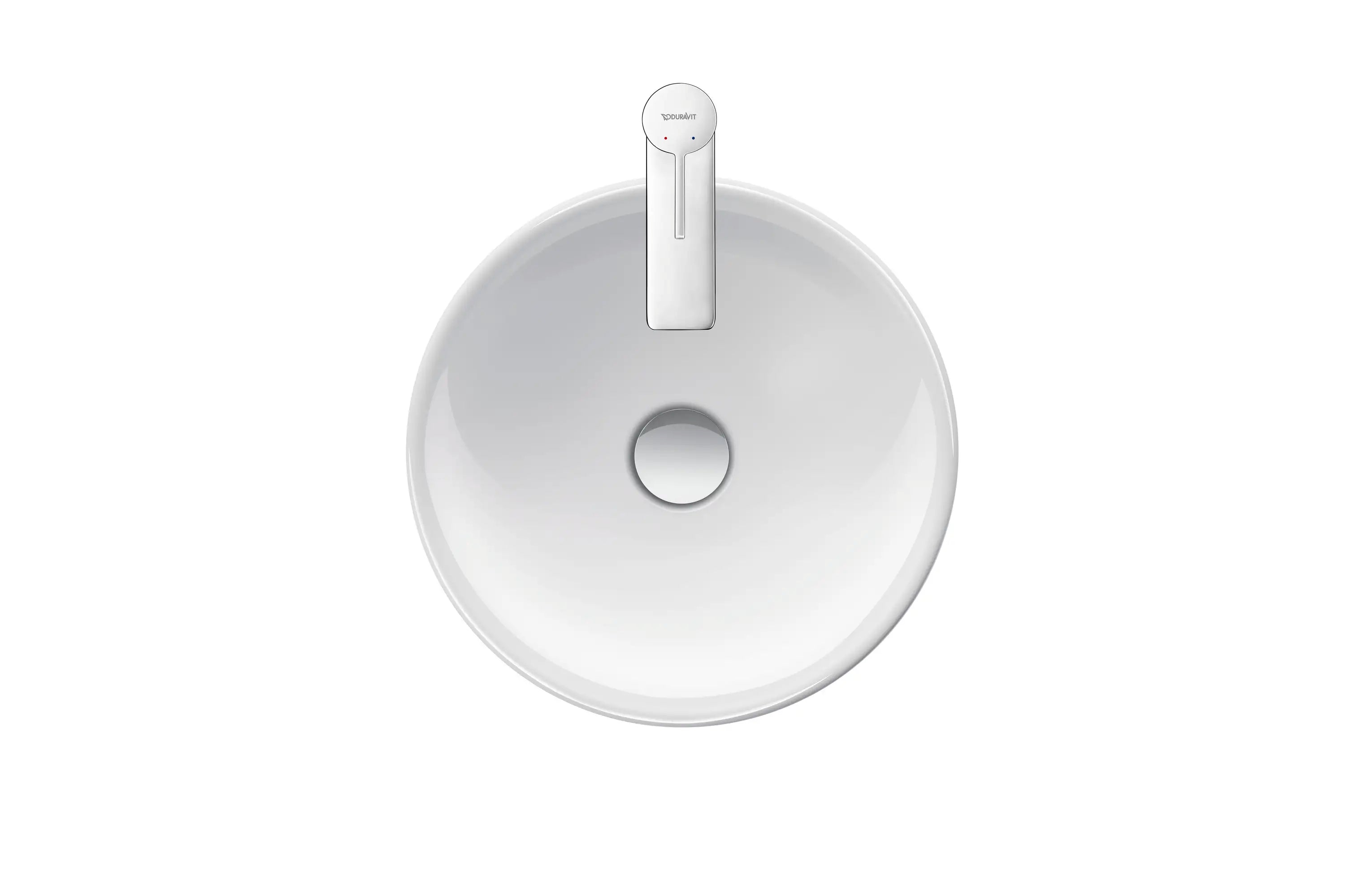 Duravit D-Neo 15 3/4'' Round Vessel Sink in White