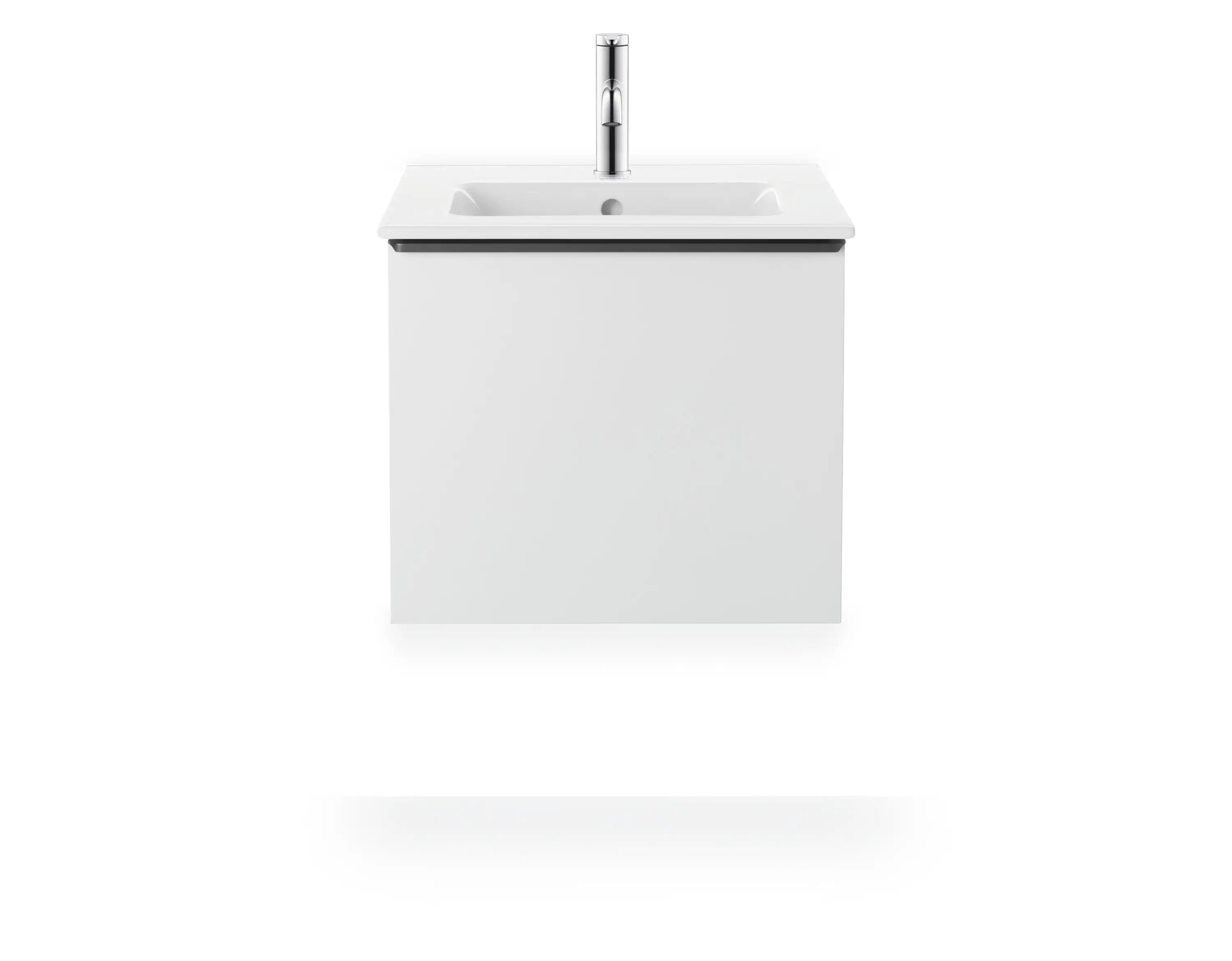 Duravit ME by Starck 20 7/8'' Rectangular Wall Mounted Sink in White with Single Faucet Hole and with Overflow