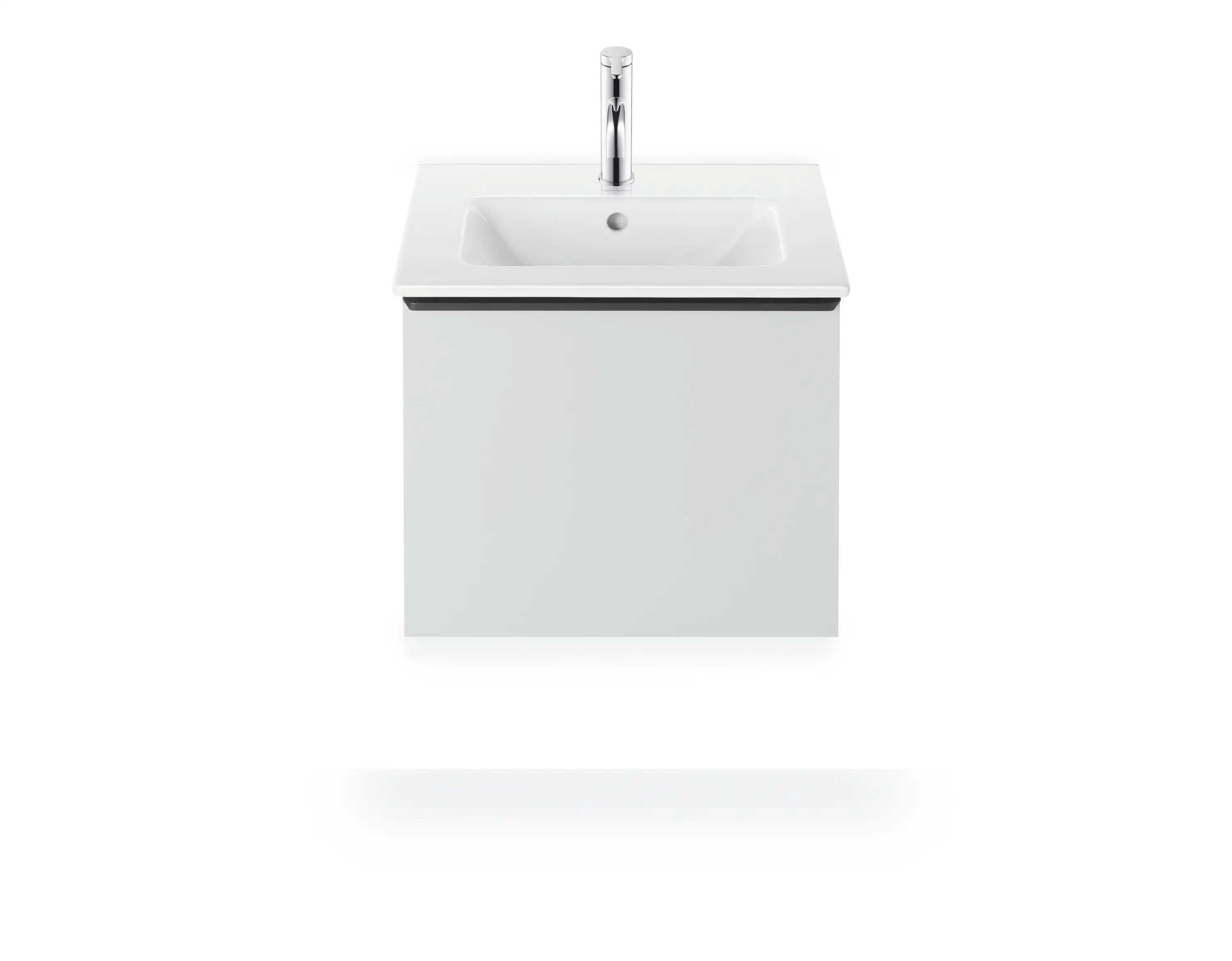 Duravit ME by Starck 20 7/8'' Rectangular Wall Mounted Sink in White with Single Faucet Hole and with Overflow