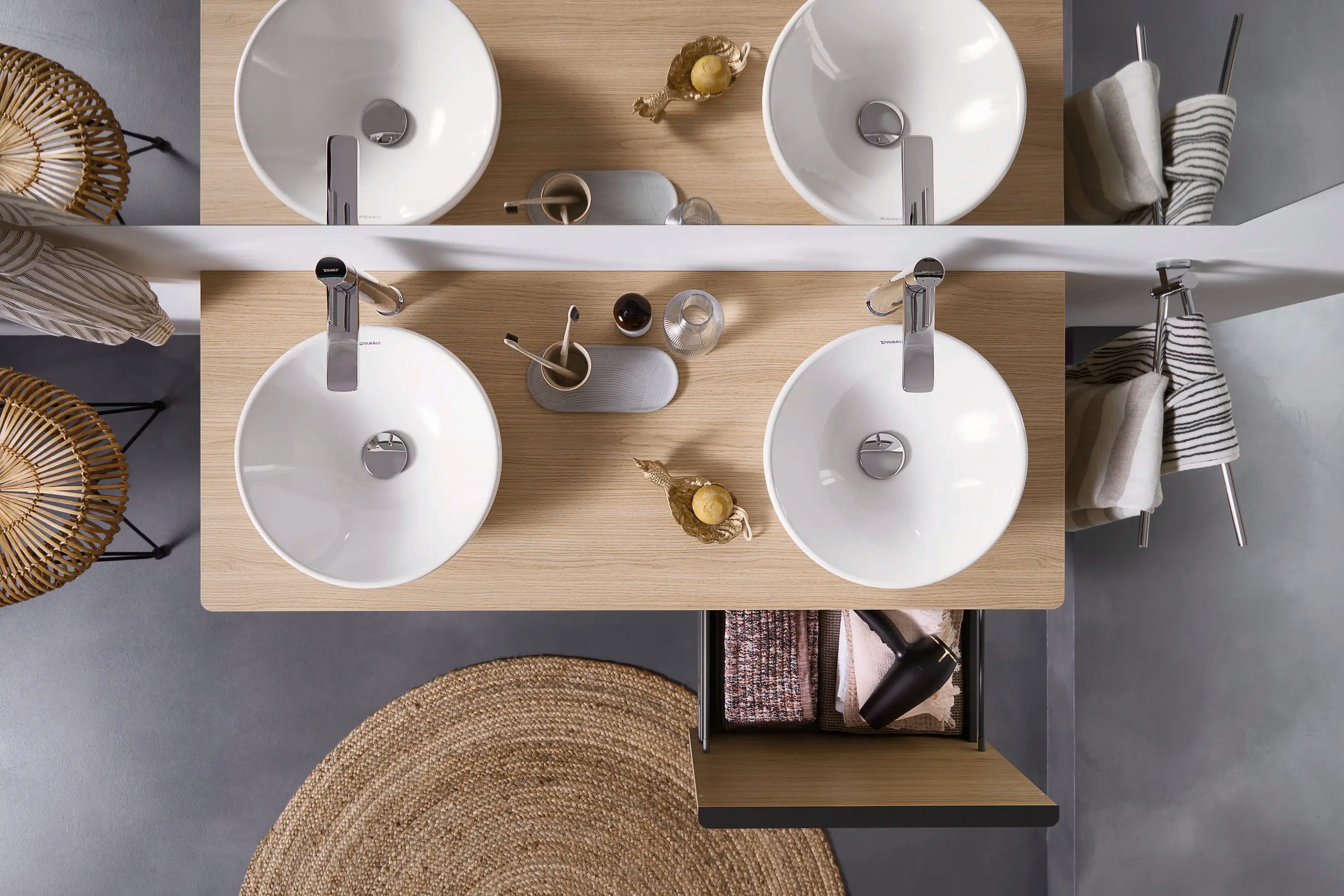 Duravit D-Neo 15 3/4'' Round Vessel Sink in White