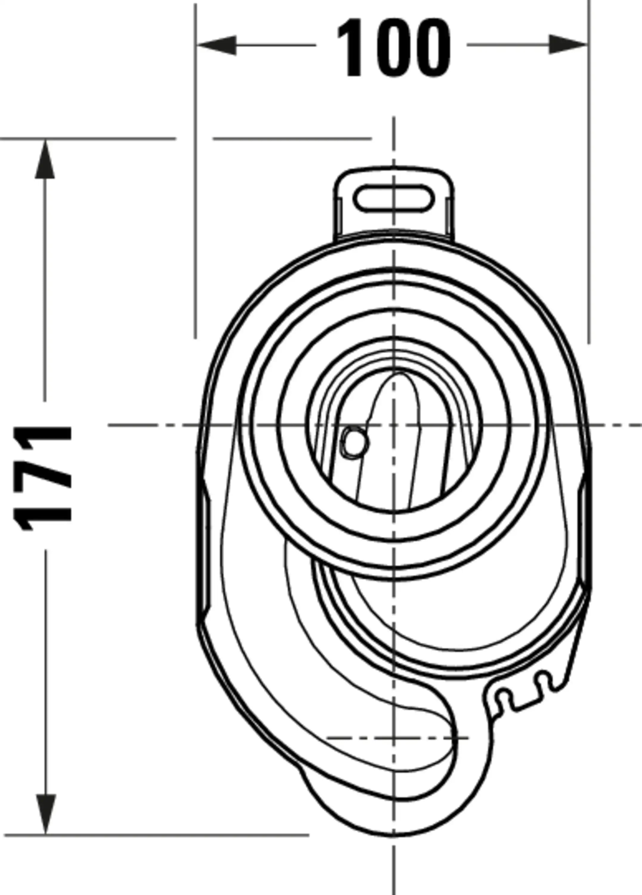 Duravit P-Trap in White