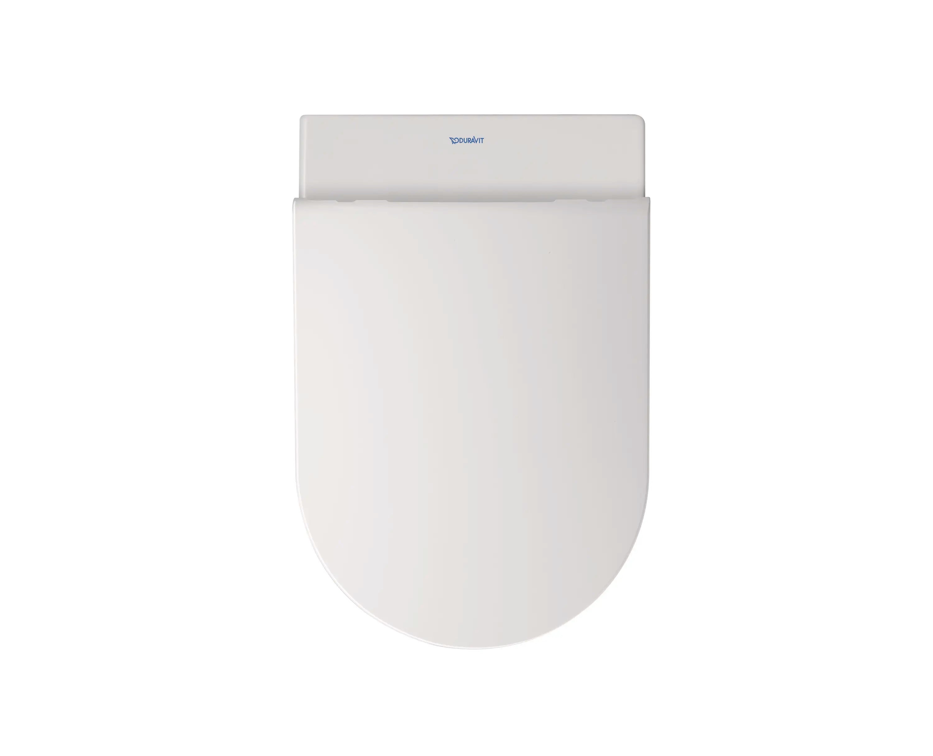 Duravit White Tulip Elongated Slow Close Toilet Seat in White