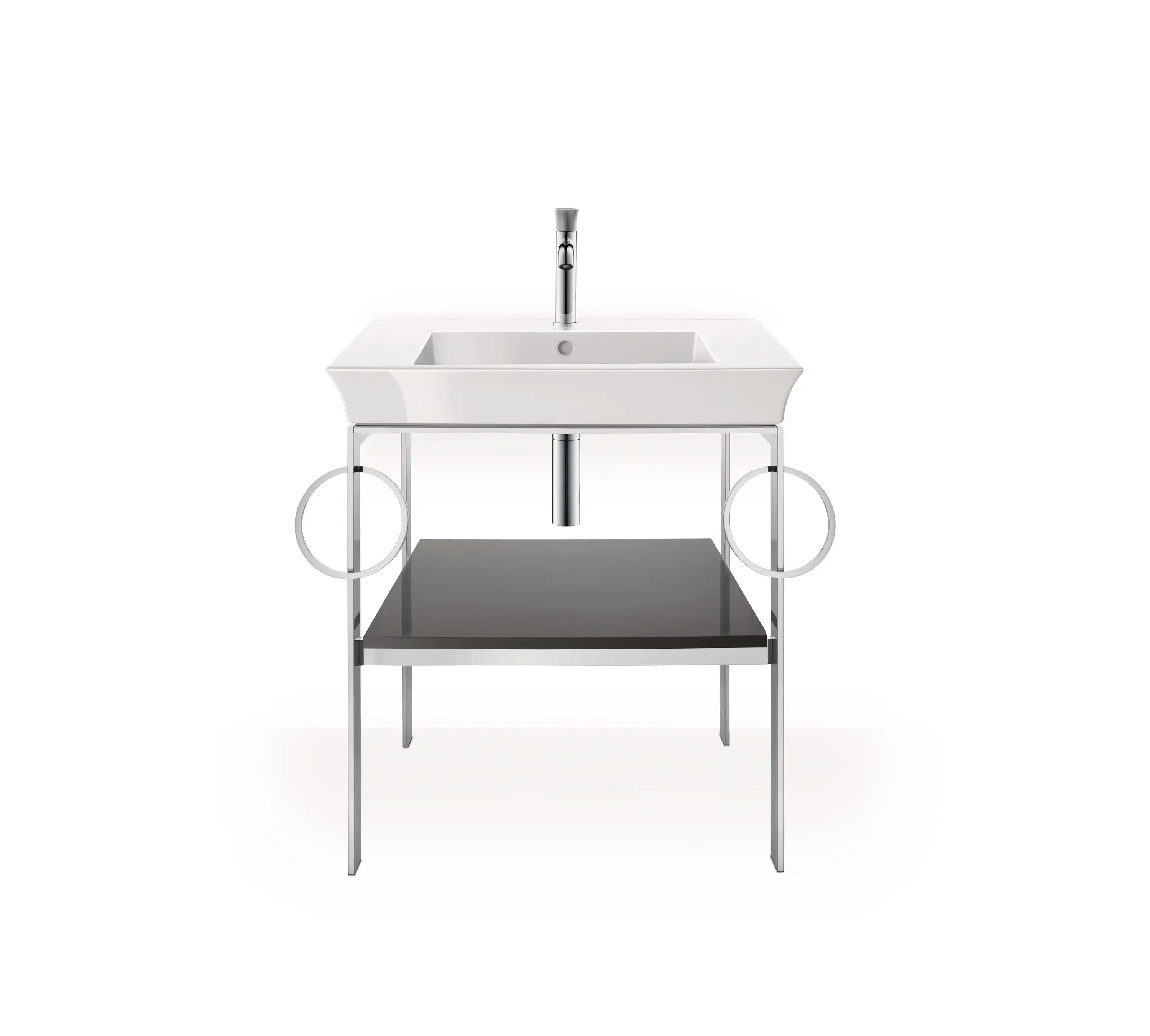Duravit White Tulip 29 1/2'' Rectangular Wall Mounted Sink in White with Single Faucet Hole and with Overflow