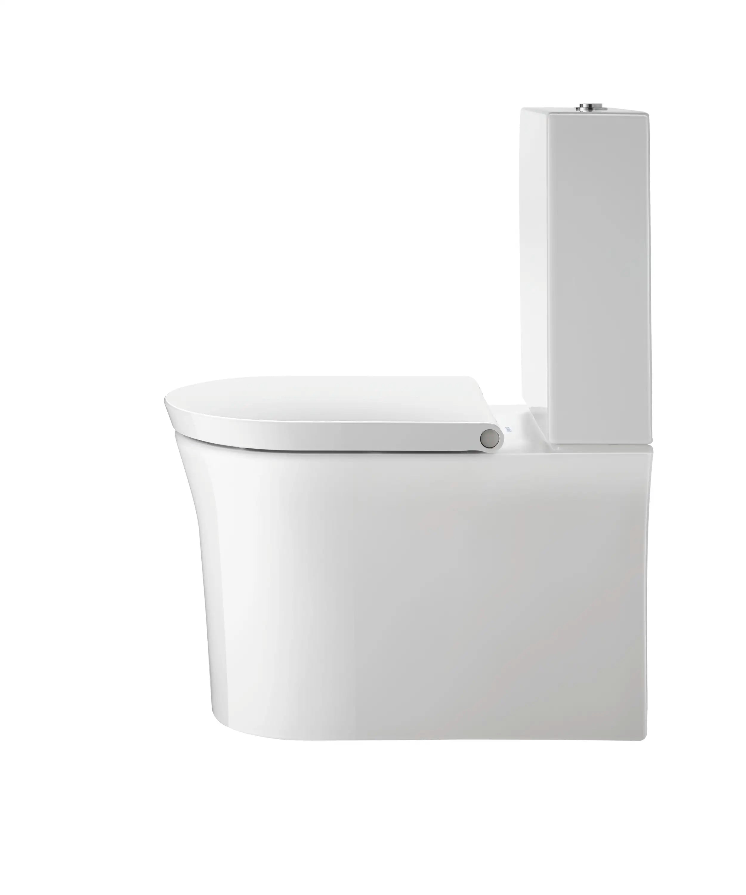 Duravit White Tulip Elongated Slow Close Toilet Seat in White