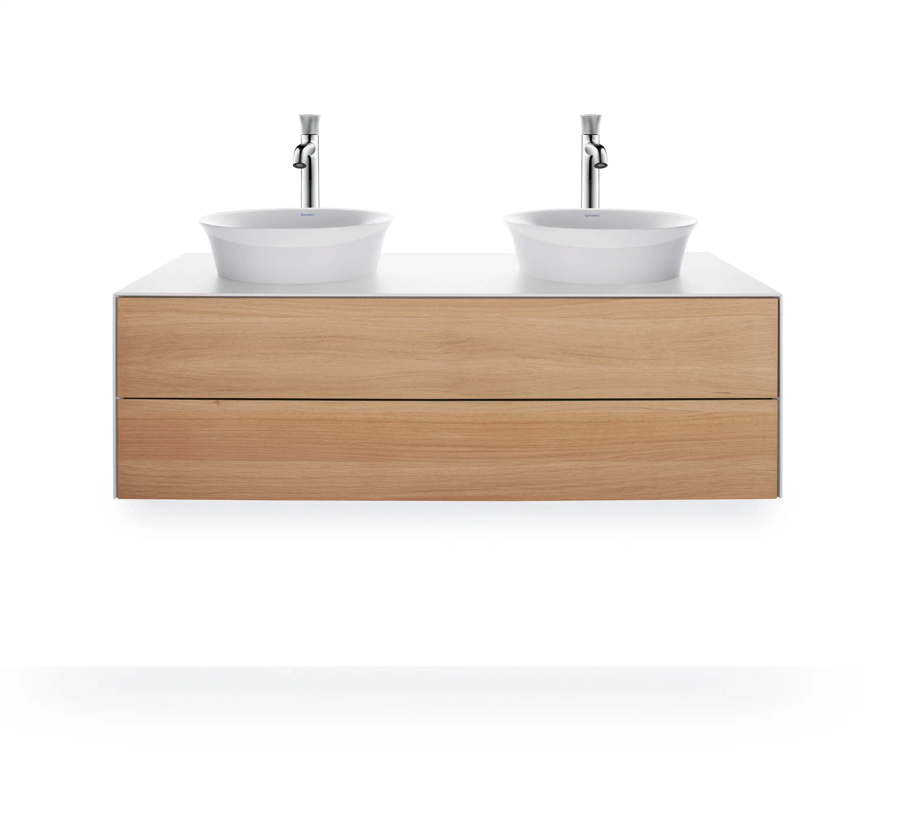 Duravit White Tulip 16 7/8'' Round Vessel Sink in White