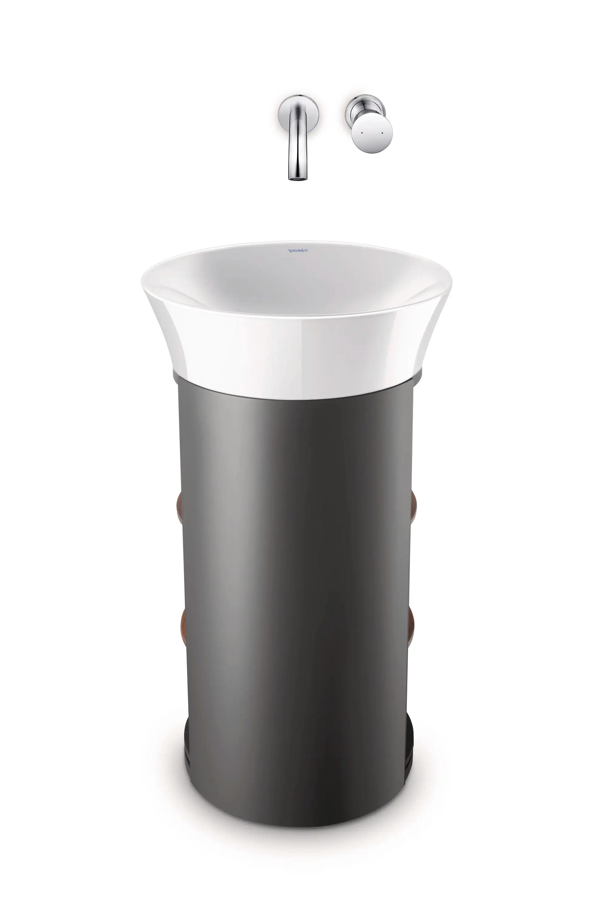 Duravit White Tulip 19 5/8'' Round Vessel Sink in White