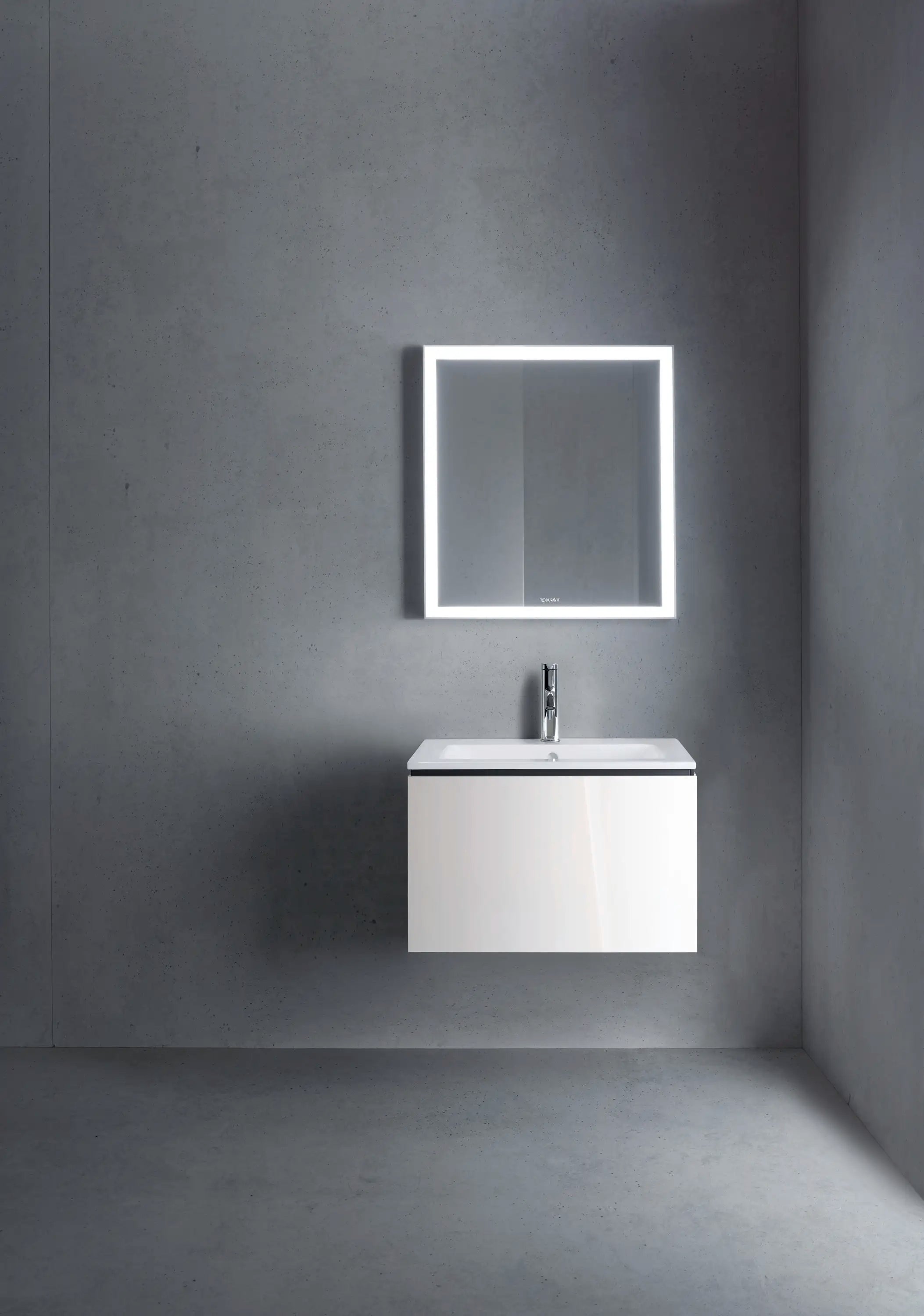 Duravit L-Cube 24 3/8'' Wall Mount One Drawer Single Vanity Cabinet, Sink Sold Separately