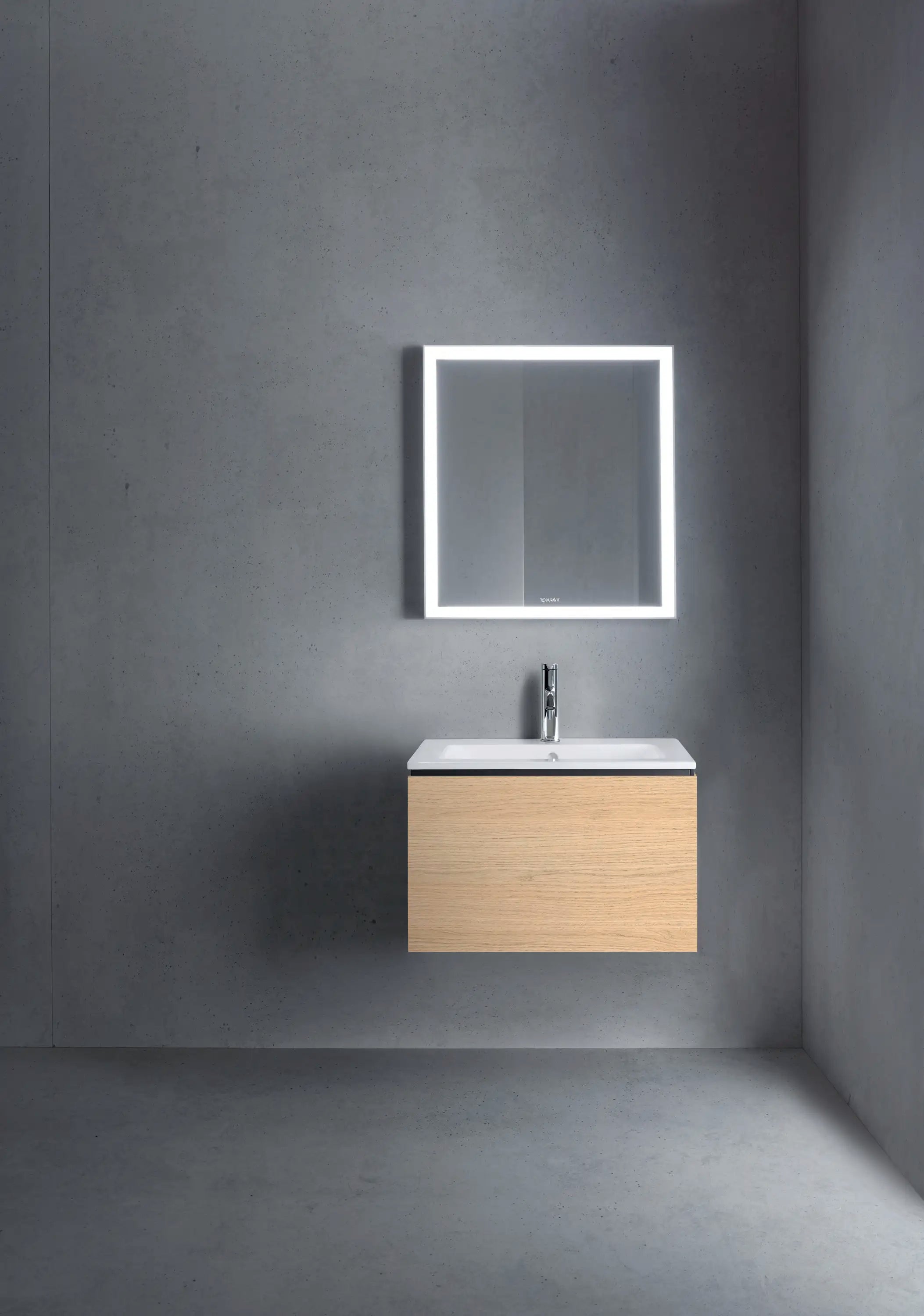 Duravit L-Cube 24 3/8'' Wall Mount One Drawer Single Vanity Cabinet, Sink Sold Separately