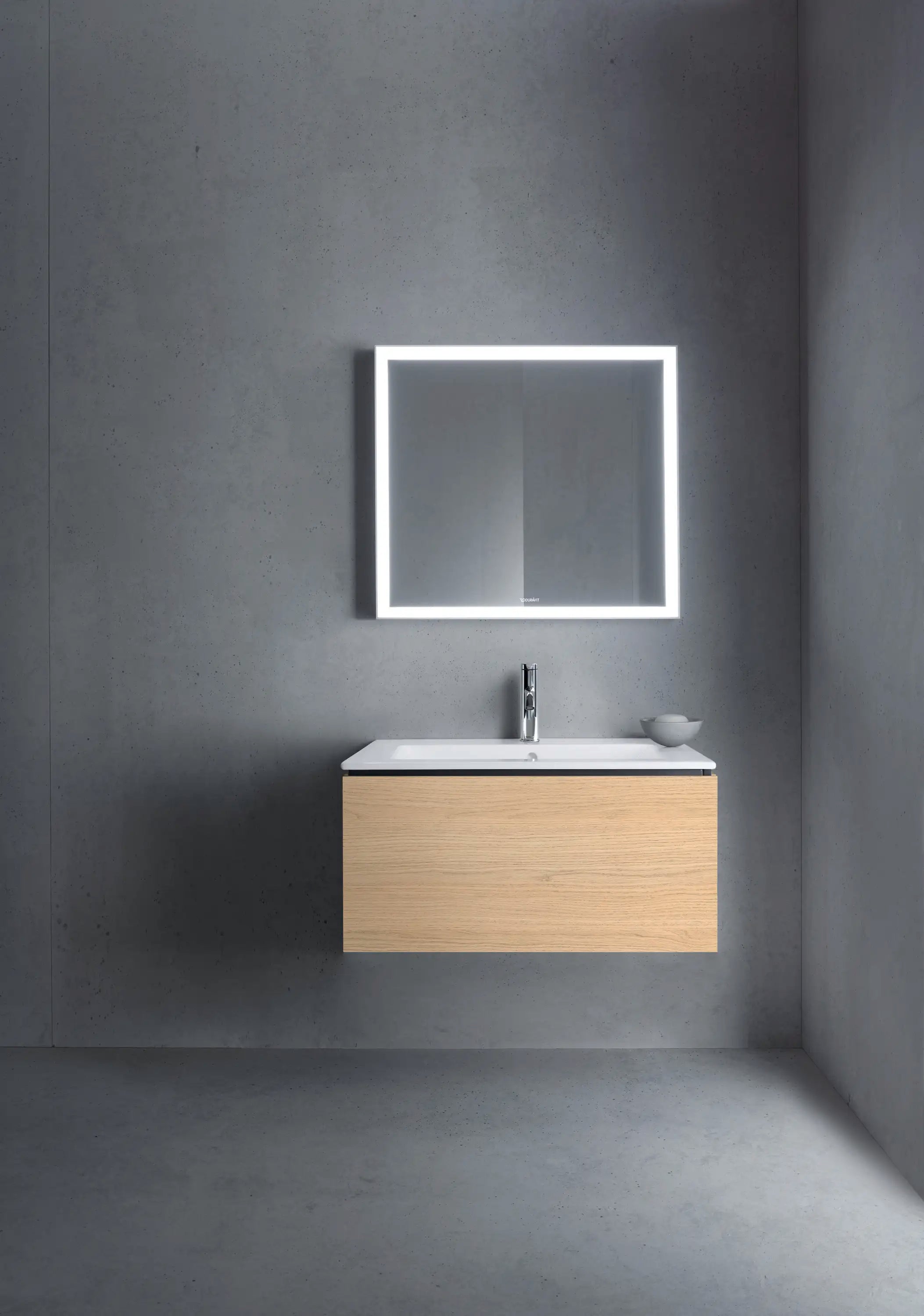 Duravit L-Cube 32 1/4'' Wall Mount One Drawer Single Vanity Cabinet, Sink Sold Separately