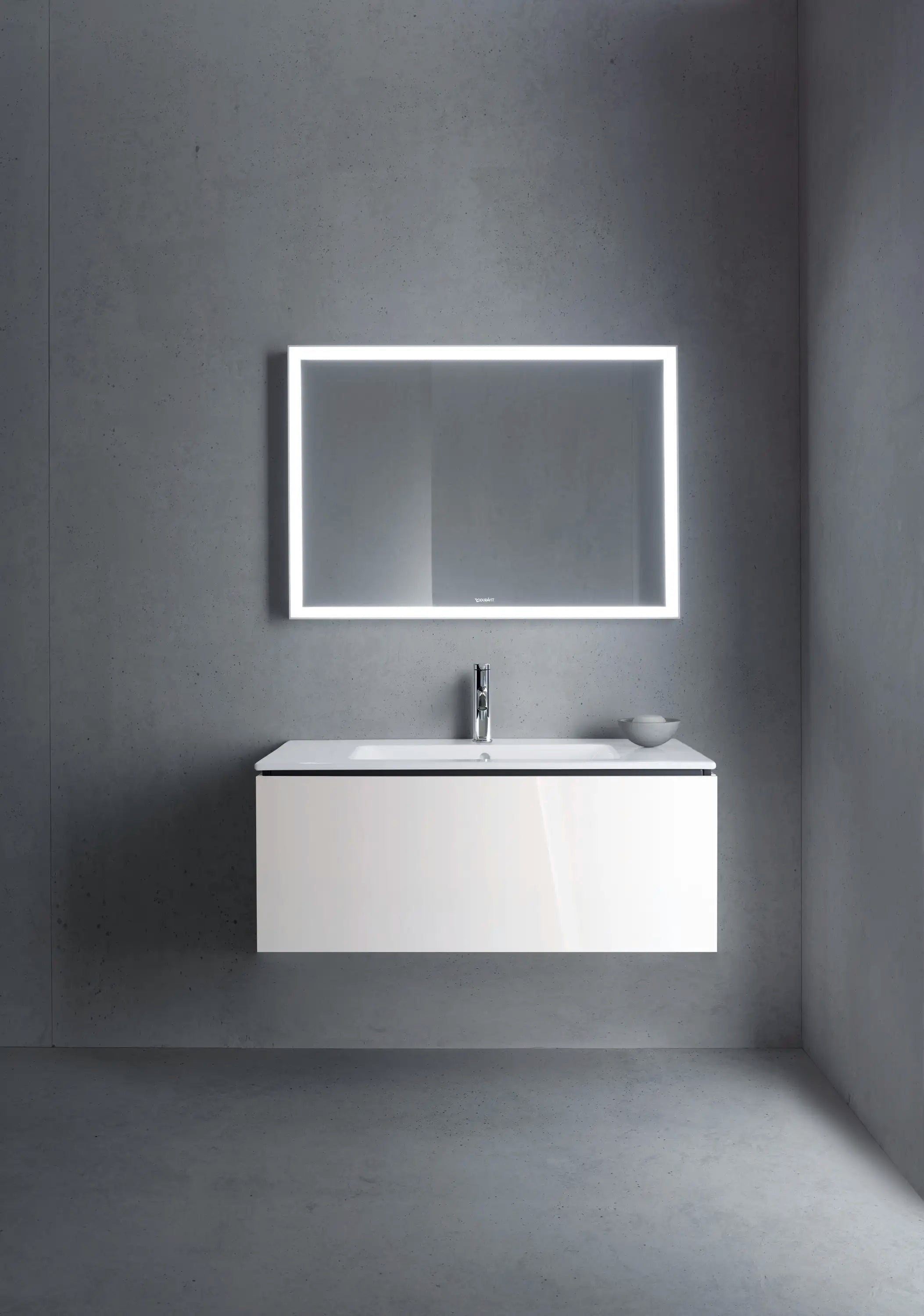 Duravit L-Cube 40 1/8'' Wall Mount One Drawer Single Vanity Cabinet, Sink Sold Separately