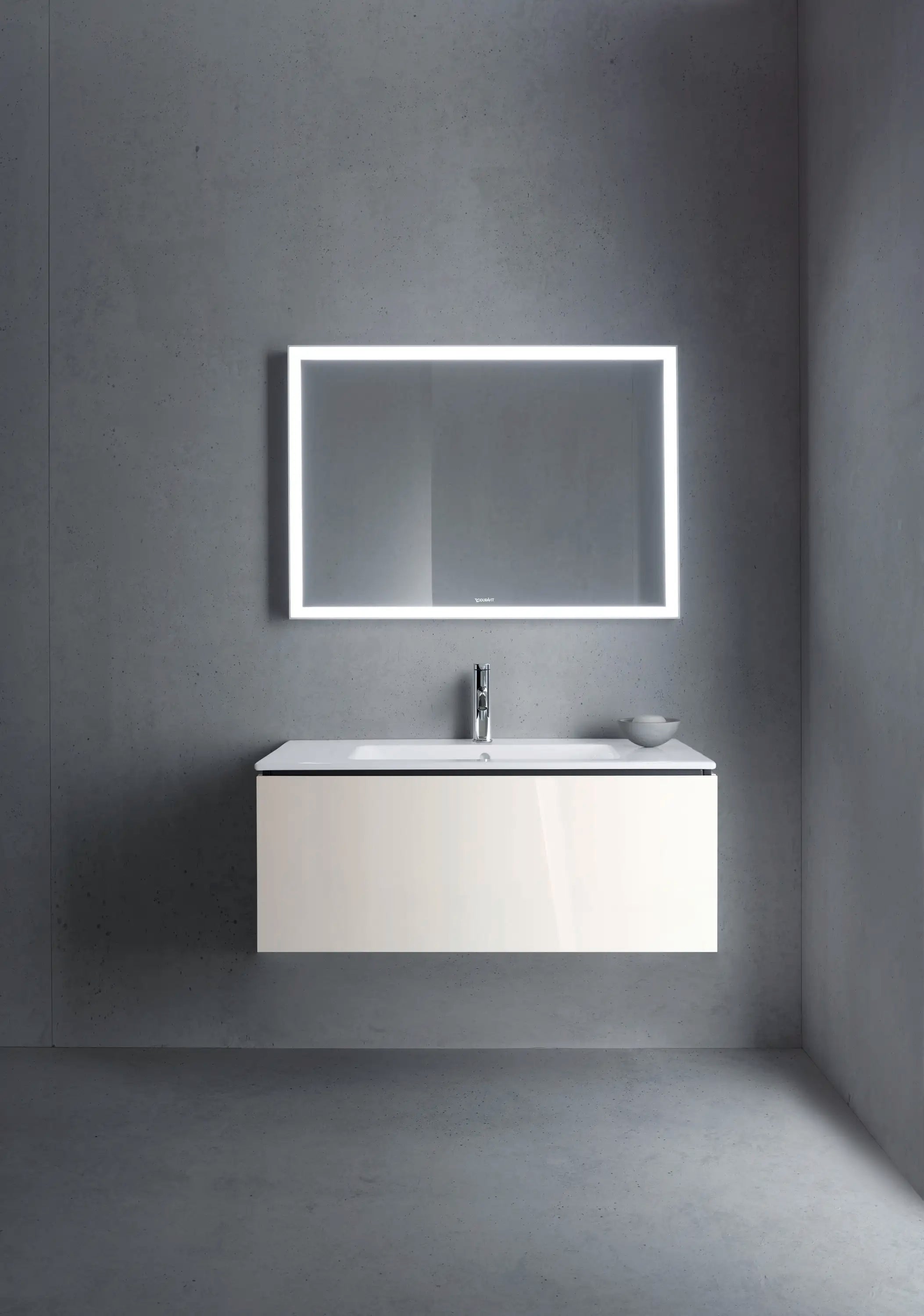 Duravit L-Cube 40 1/8'' Wall Mount One Drawer Single Vanity Cabinet, Sink Sold Separately