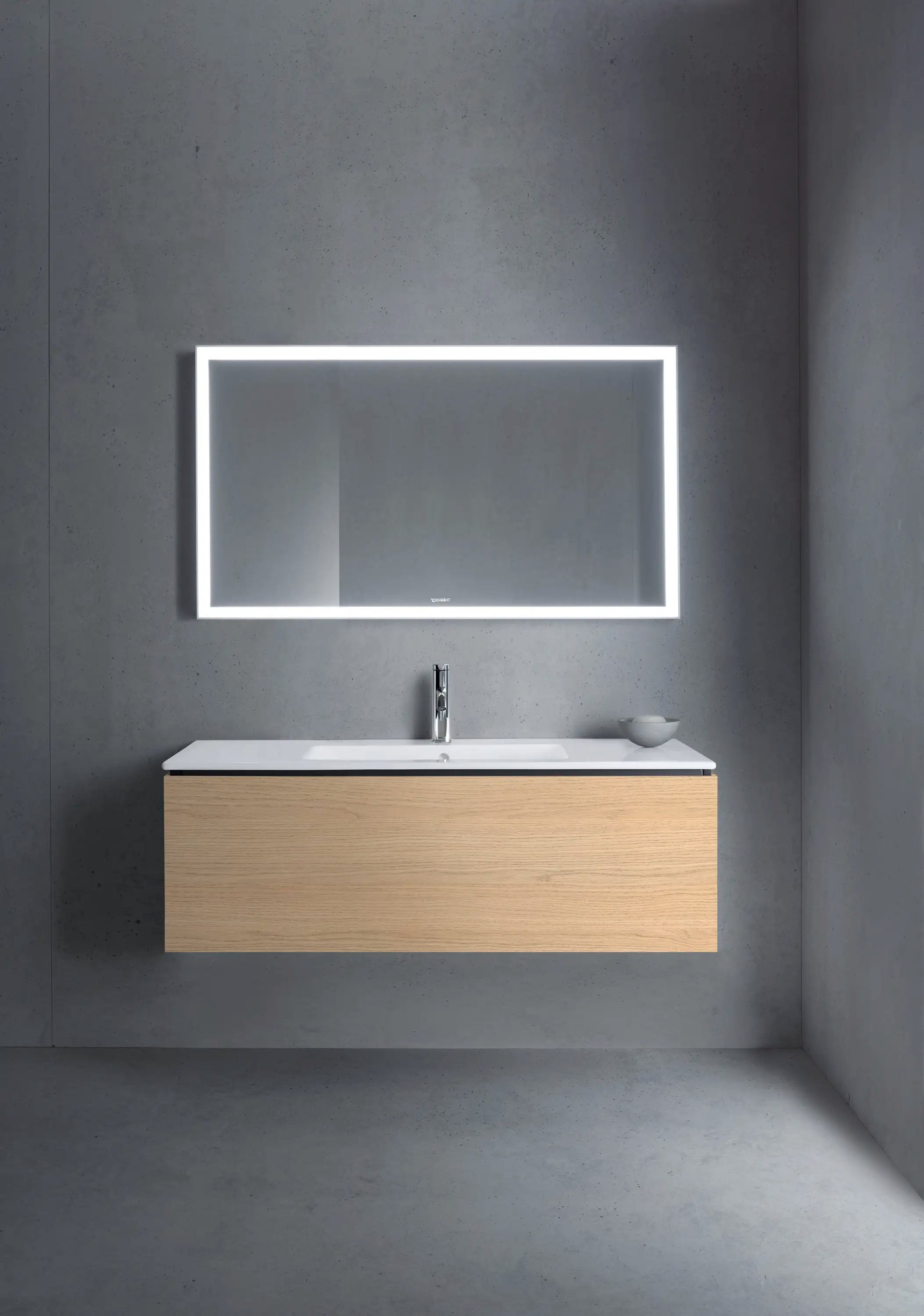 Duravit L-Cube 48'' Wall Mount One Drawer Single Vanity Cabinet, Sink Sold Separately
