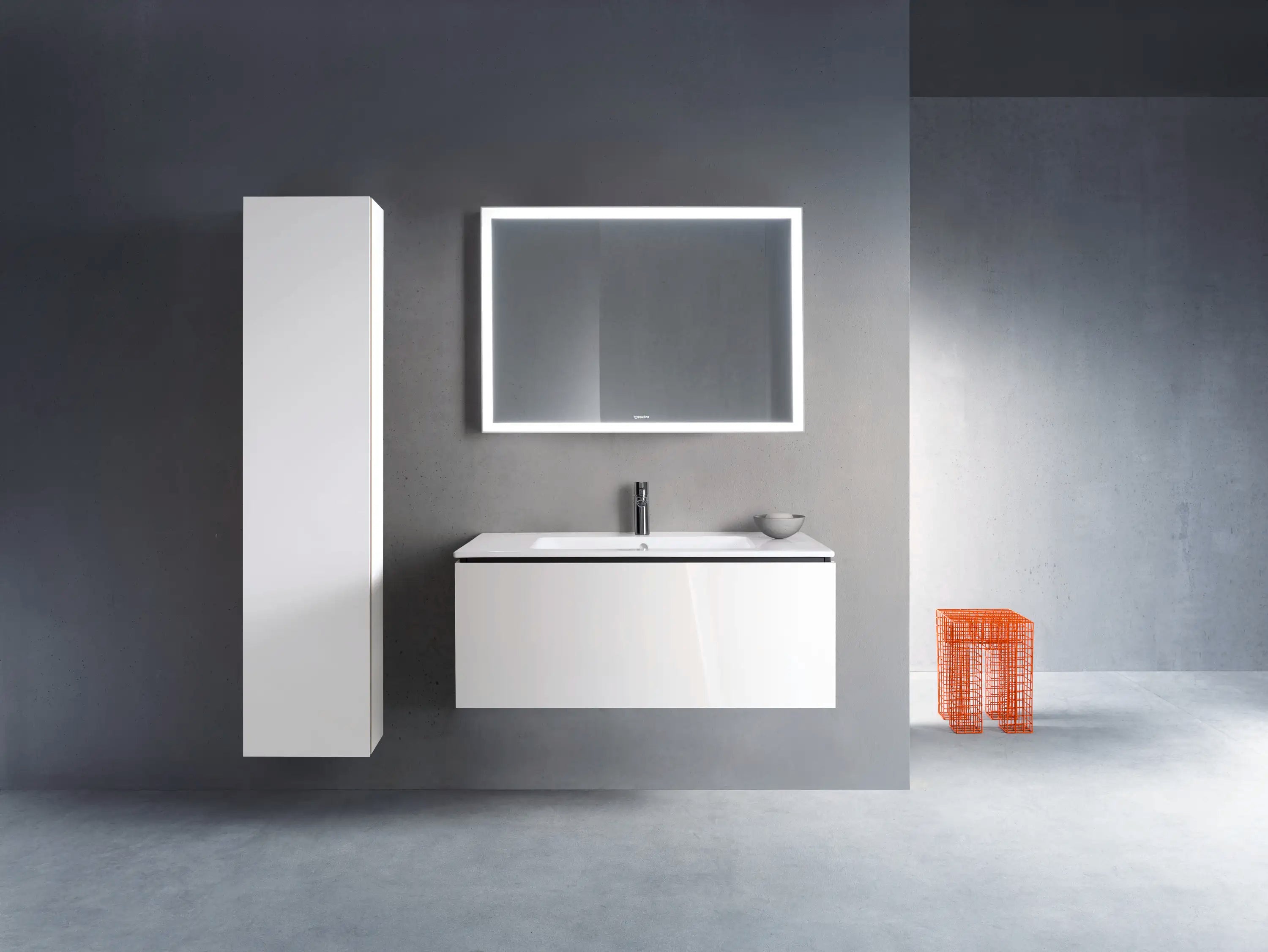 Duravit L-Cube 40 1/8'' Wall Mount One Drawer Single Vanity Cabinet, Sink Sold Separately