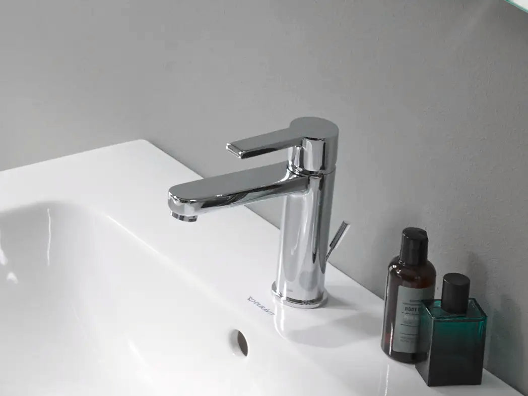 Duravit ME by Starck 32 5/8'' Rectangular Wall Mounted Sink in White with Single Faucet Hole and with Overflow