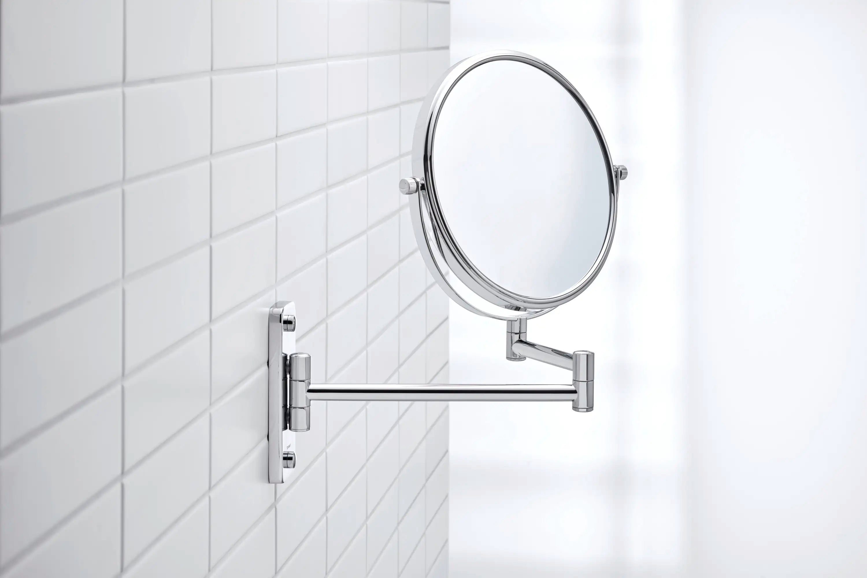 Duravit D-Code Wall Mount Swing Arm Makeup Mirror