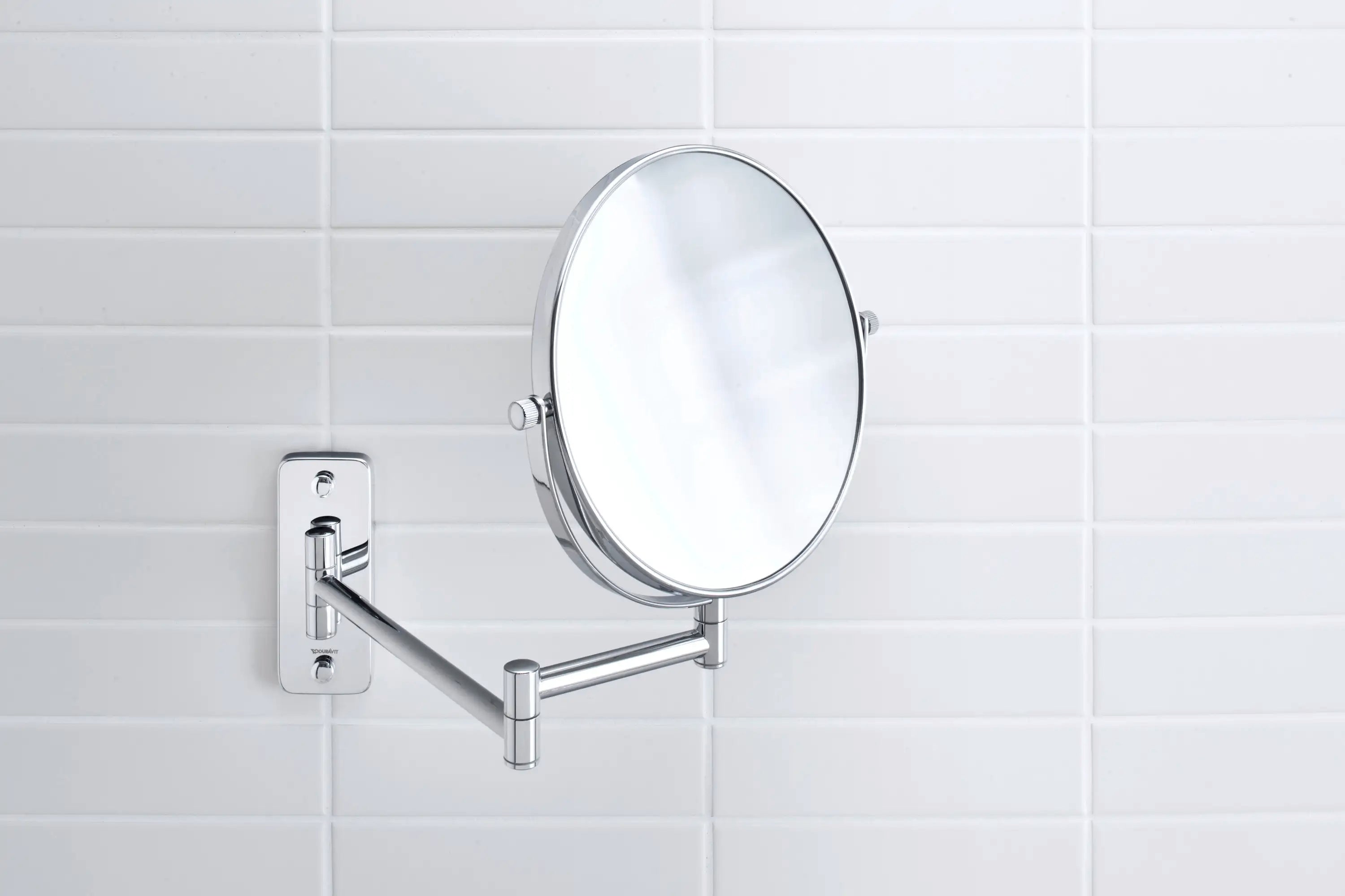 Duravit D-Code Wall Mount Swing Arm Makeup Mirror