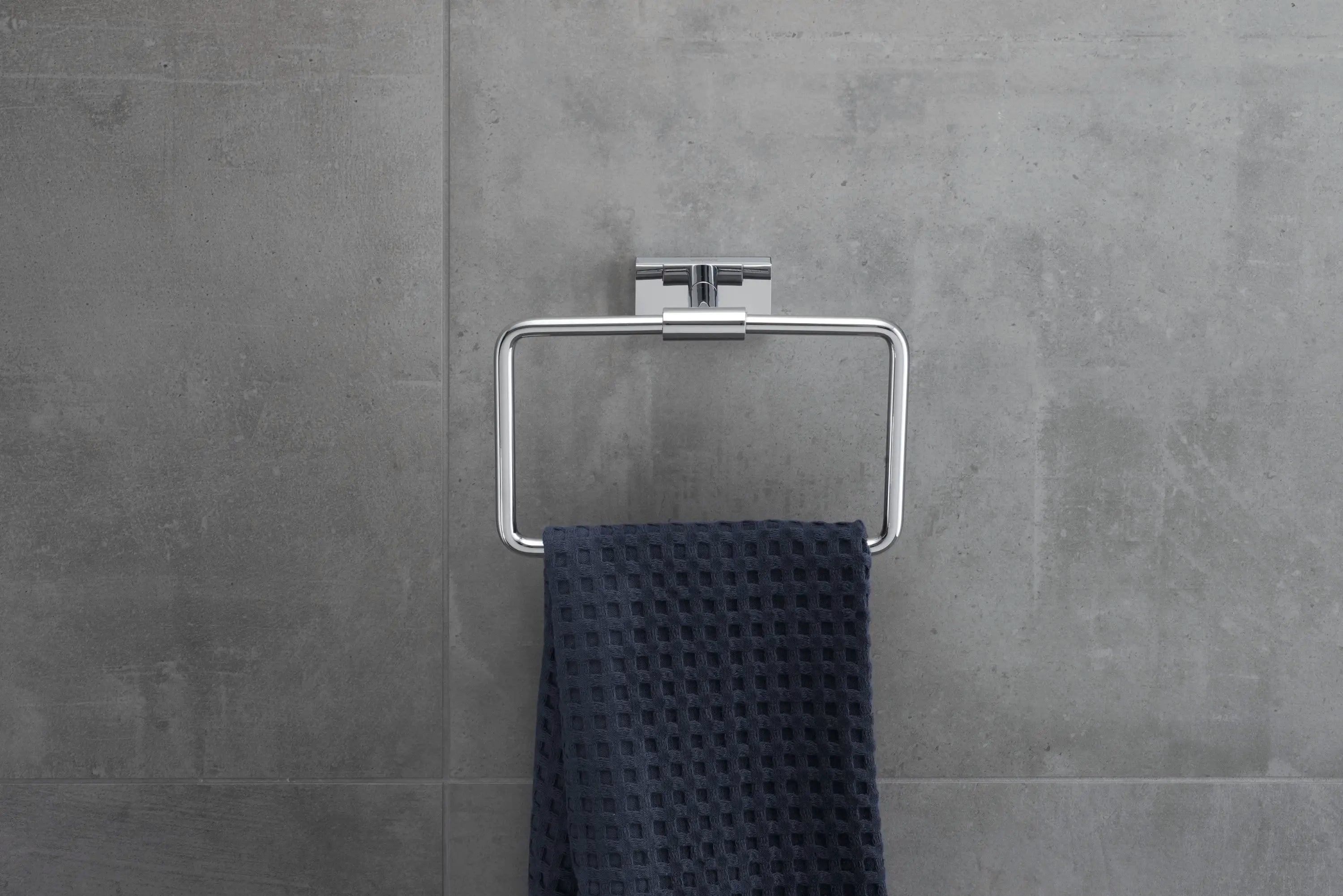 Duravit Karree Towel Ring in Chrome