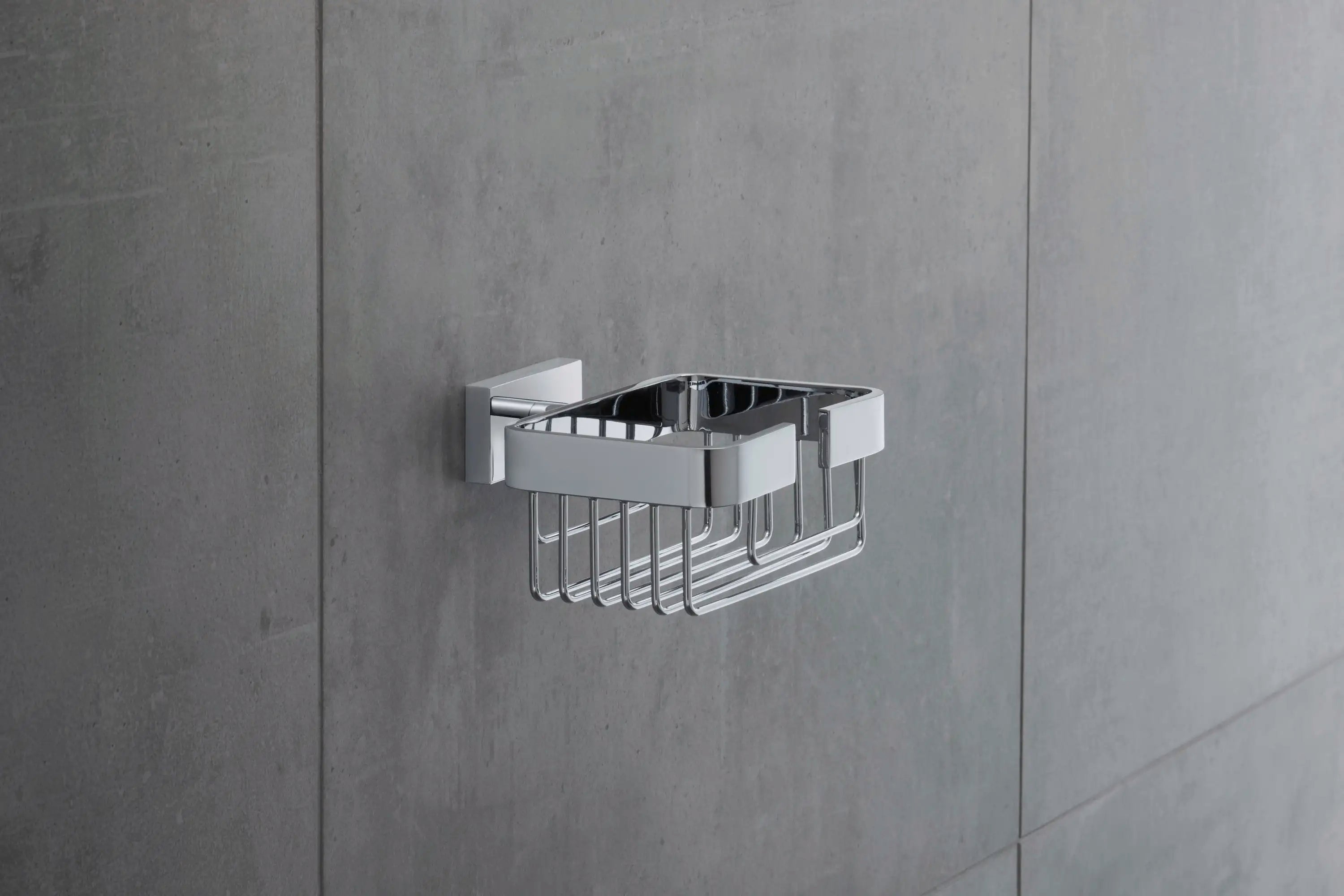 Duravit Karree Wall Mount Soap Dish in Chrome