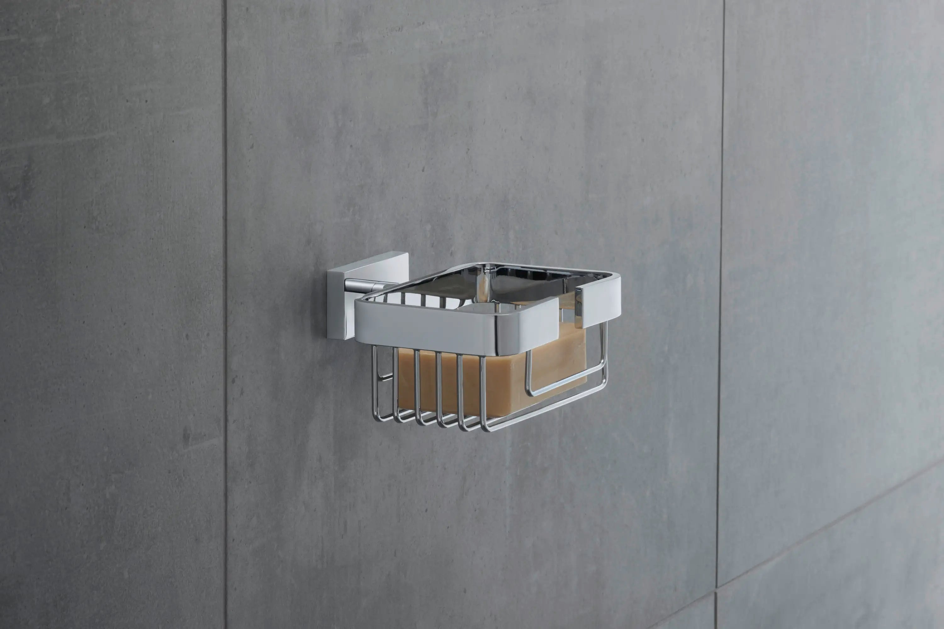 Duravit Karree Wall Mount Soap Dish in Chrome