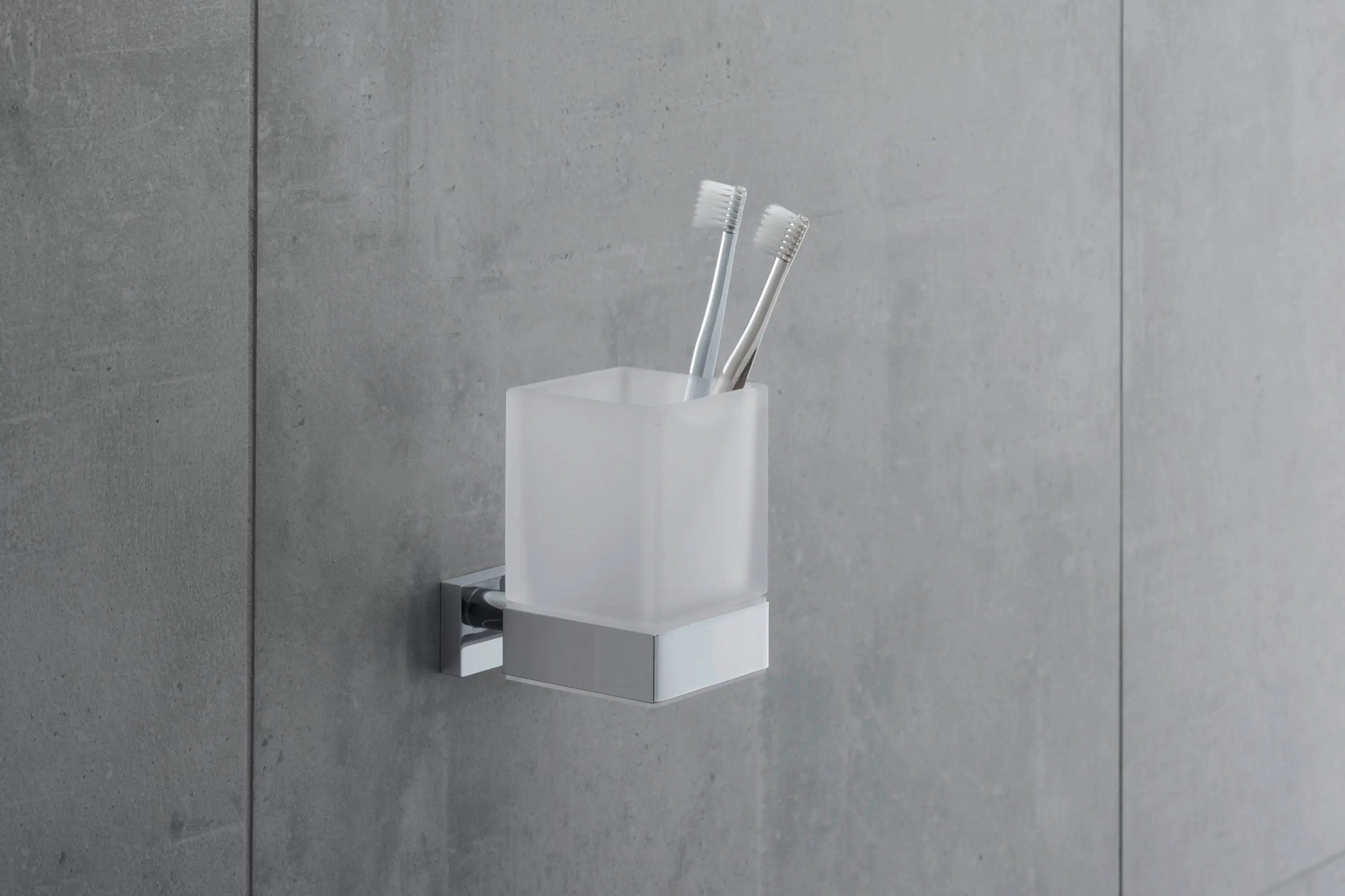Duravit Karree Wall Mount Toothbrush Holder in Chrome