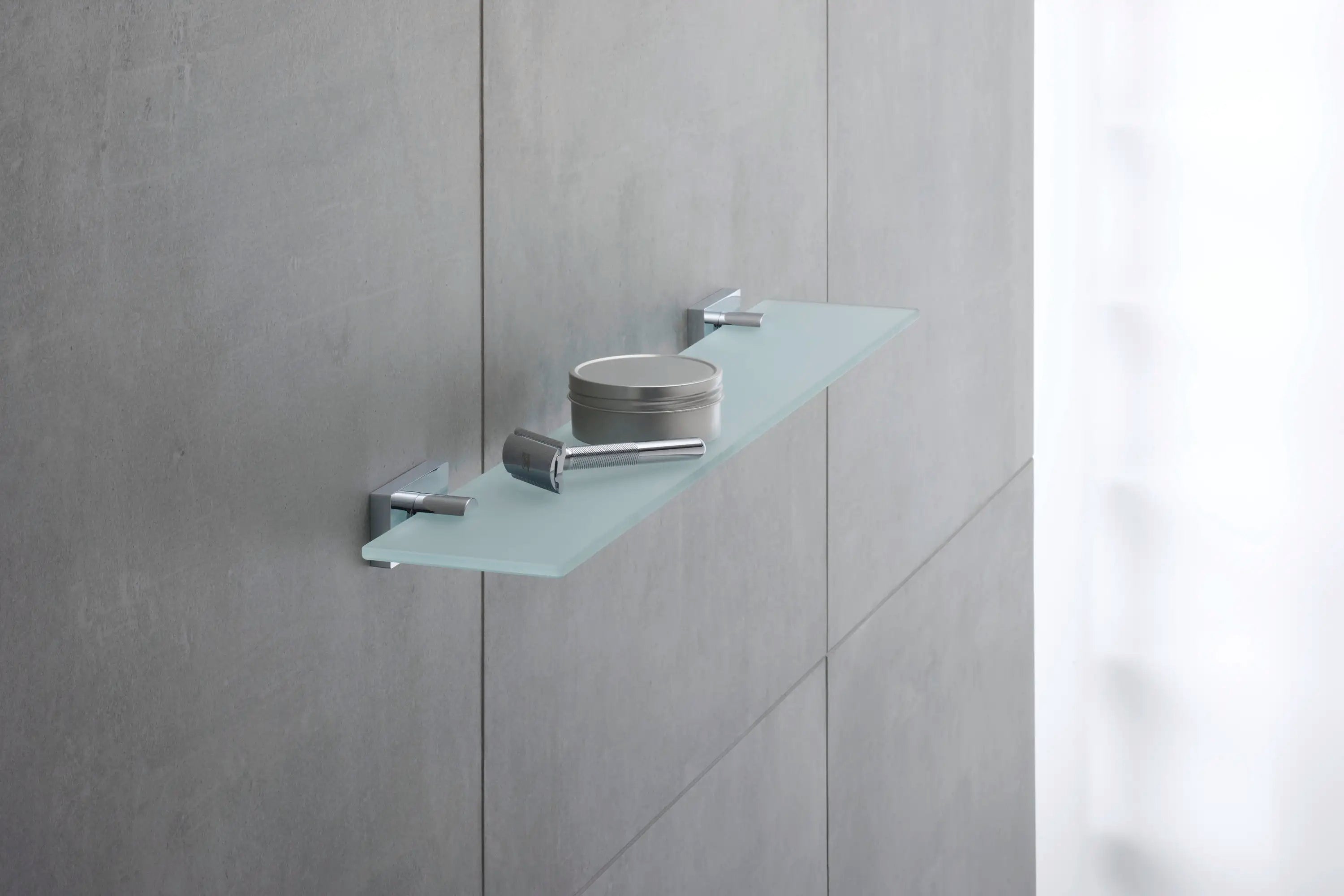 Duravit Karree 23 5/8'' Bathroom Shelf in Chrome