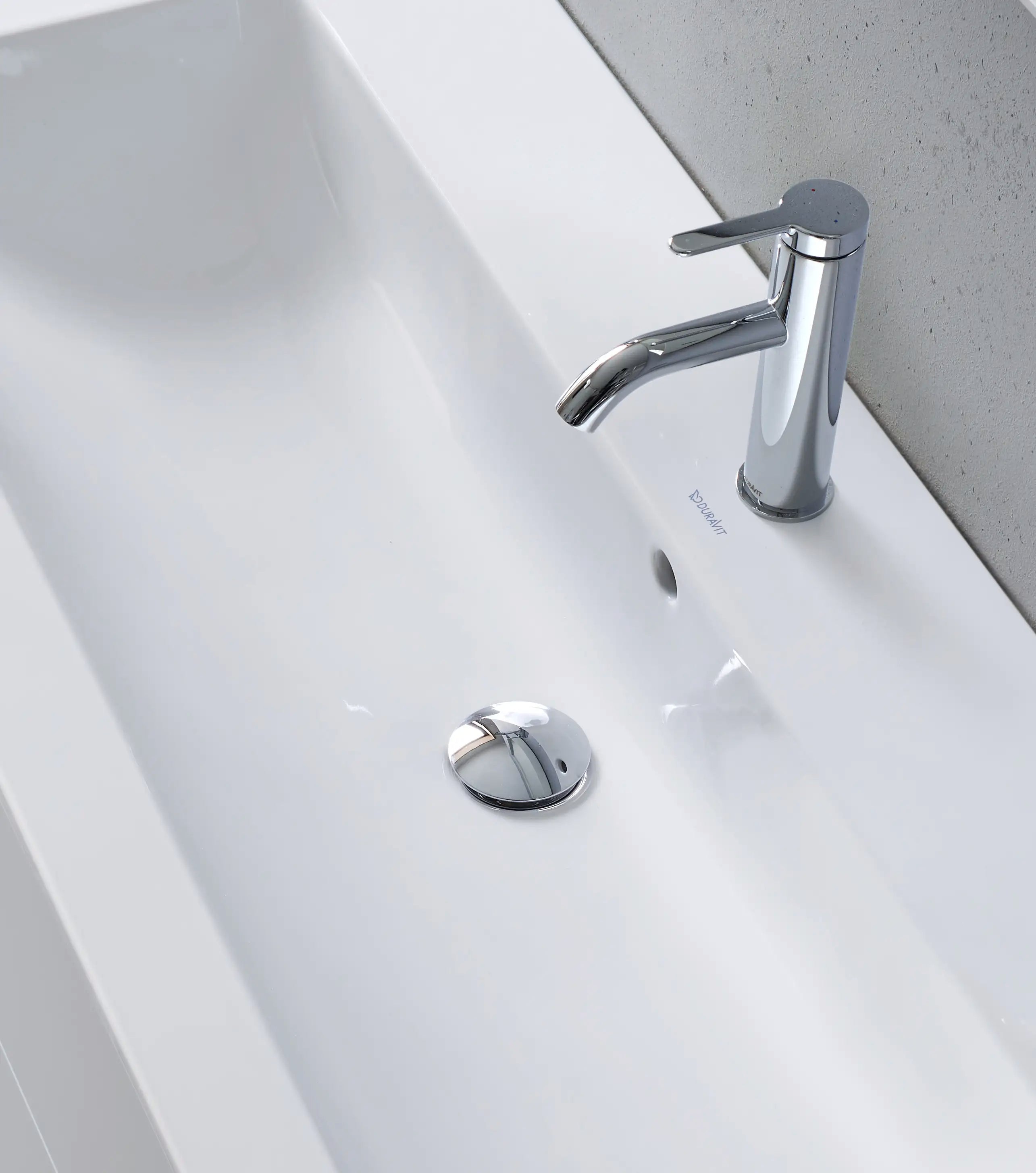 Duravit ME by Starck 48 3/8'' Rectangular Wall Mounted Sink with Single Faucet Hole and with Overflow
