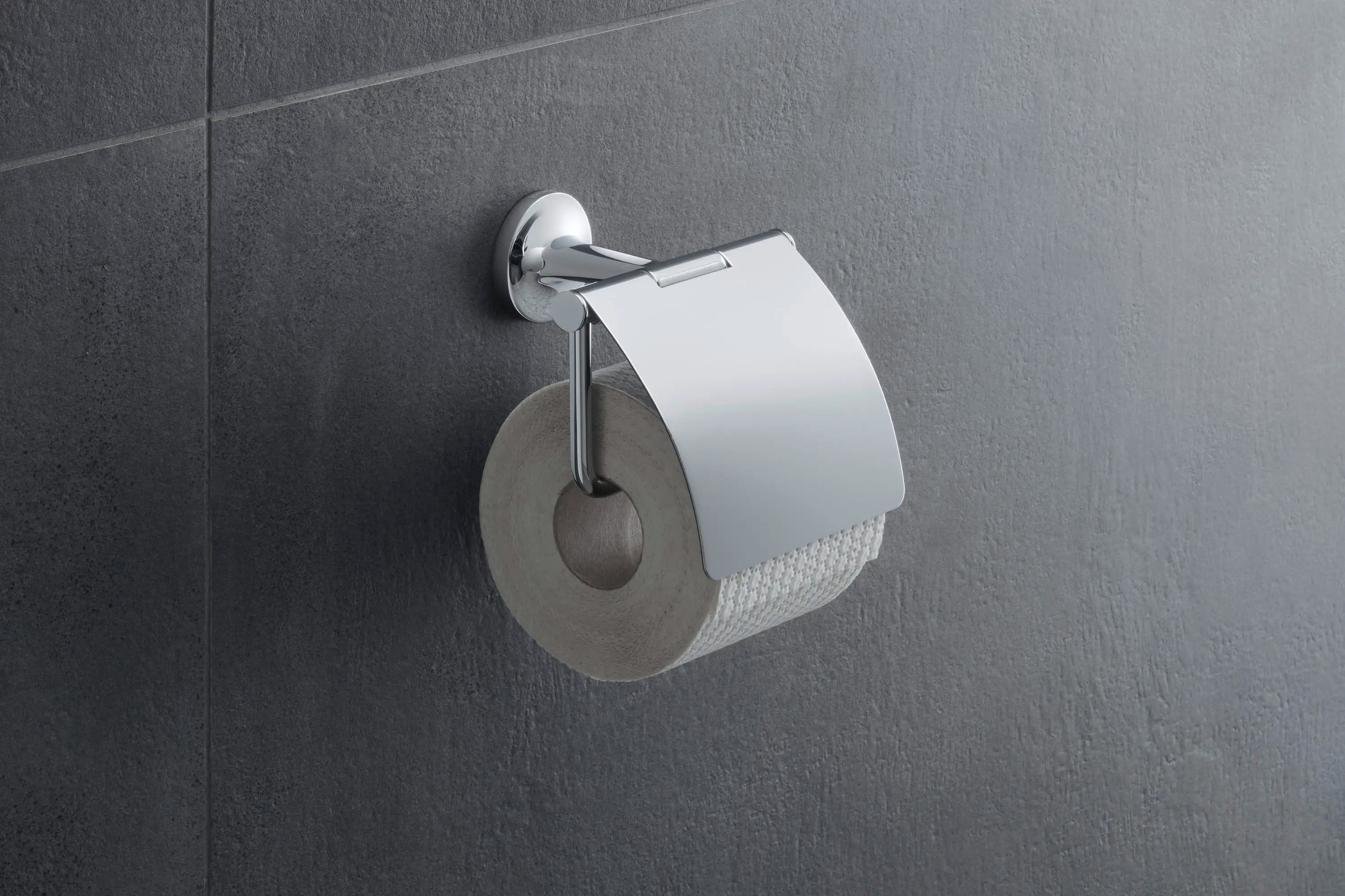 Duravit Starck T Single Roll Covered Toilet Paper Holder