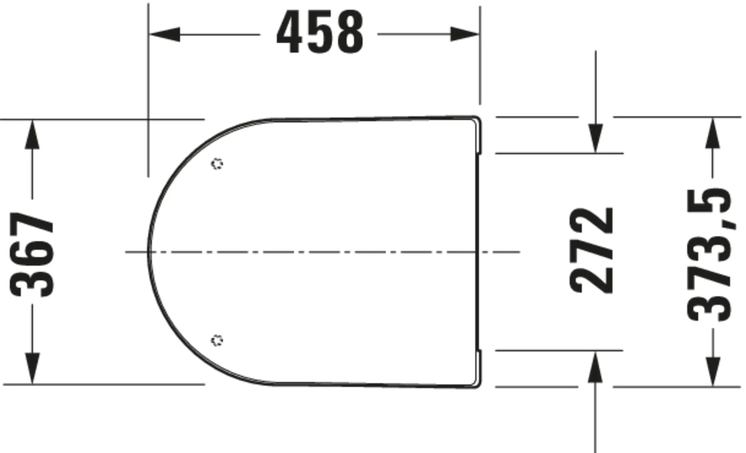 Duravit ME by Starck Round Slow Close Toilet Seat