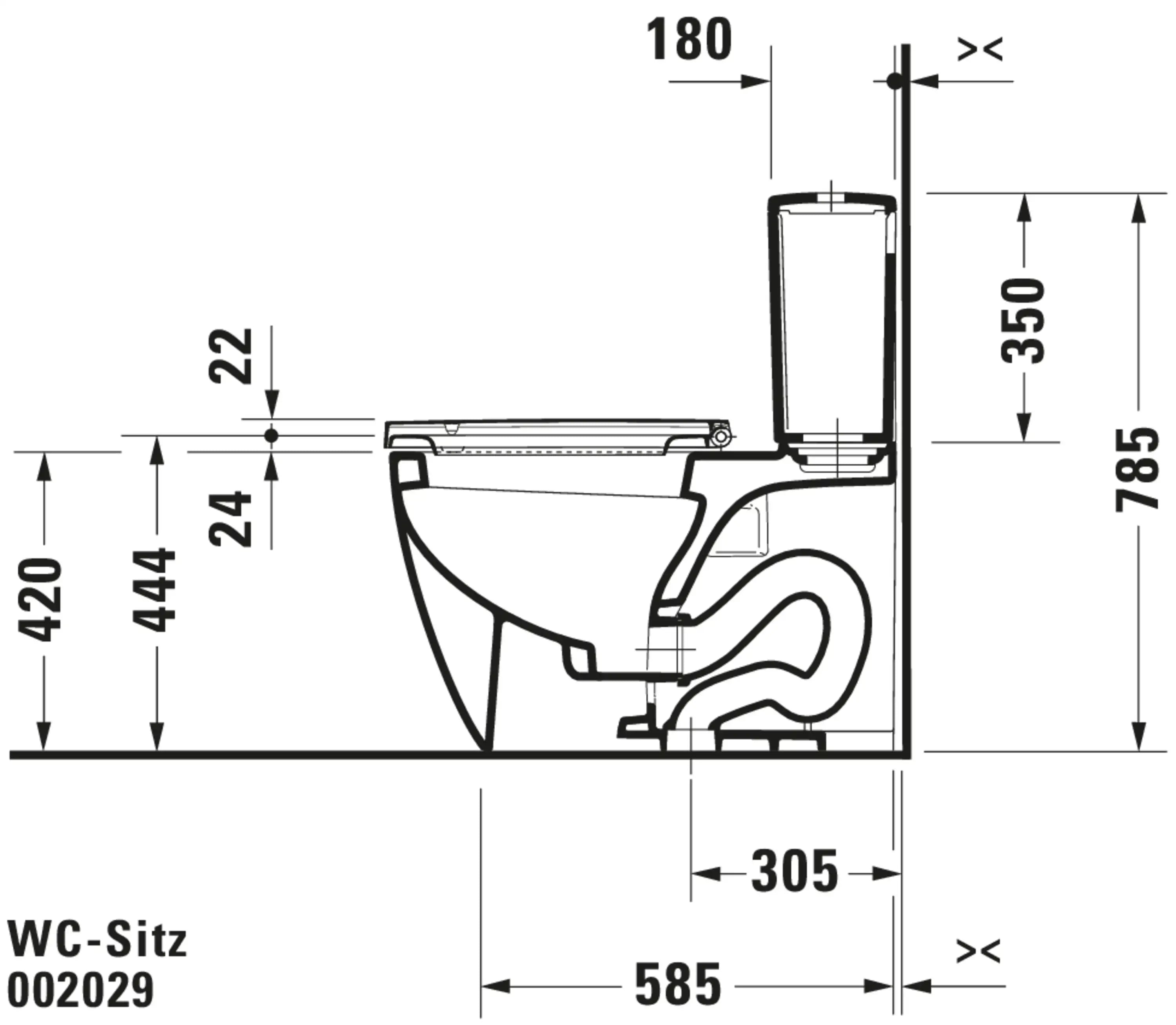 Duravit ME by Starck Elongated Slow Close Toilet Seat in White