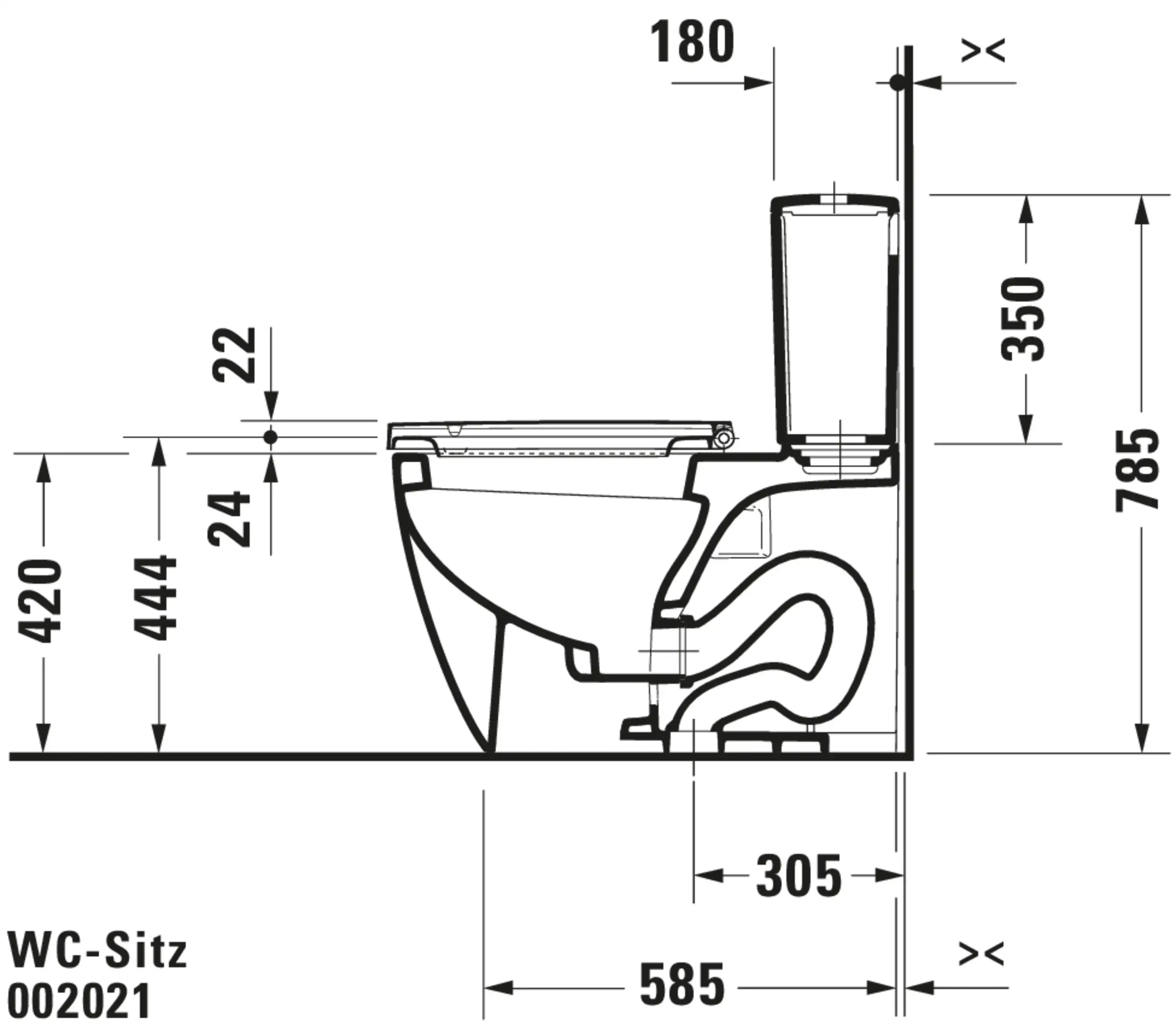 ME by Starck Elongated Toilet Seat in White