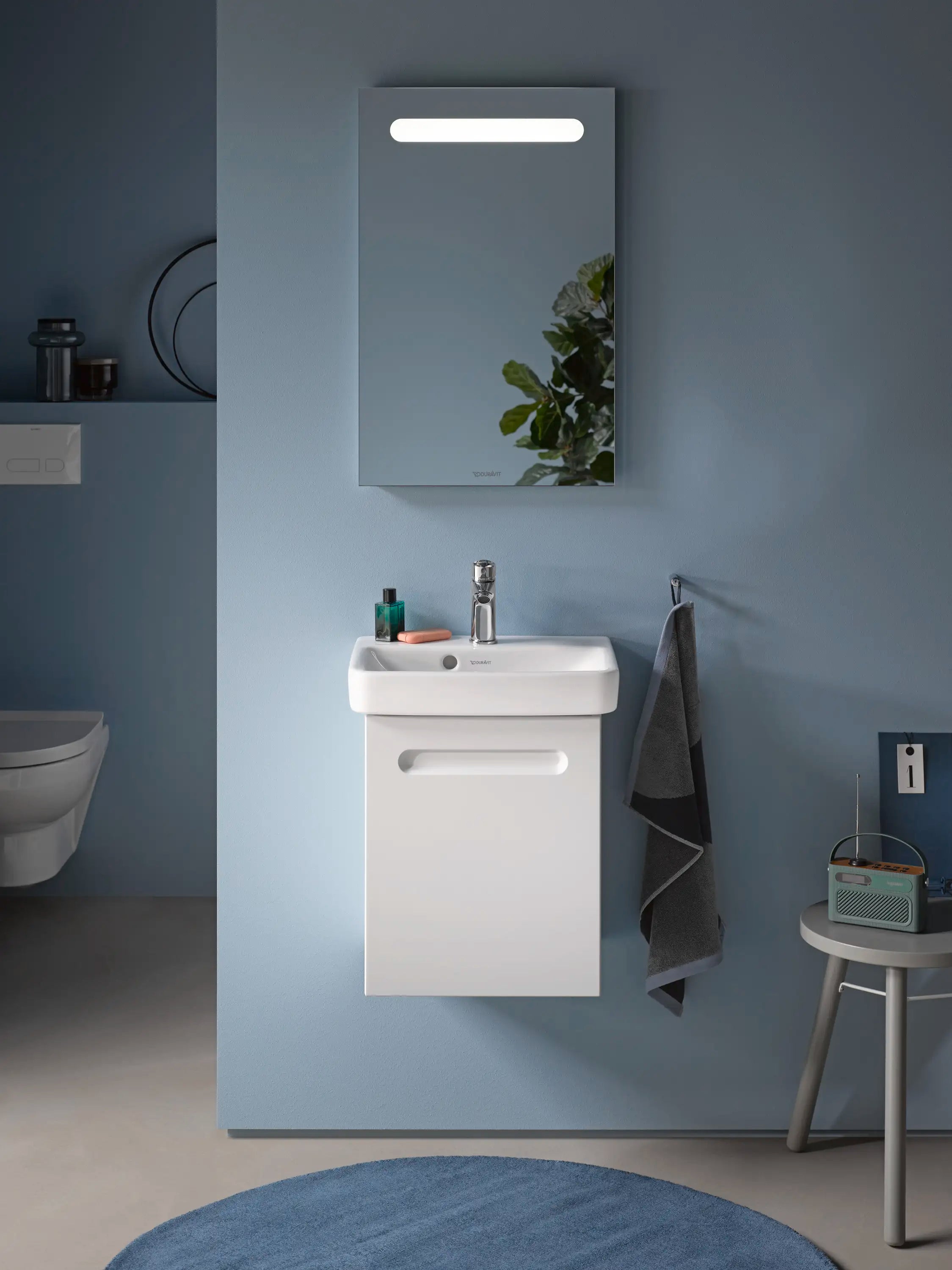 Duravit No.1 15 3/8'' Wall Mount One Door Single Vanity Cabinet, Sink Sold Separately