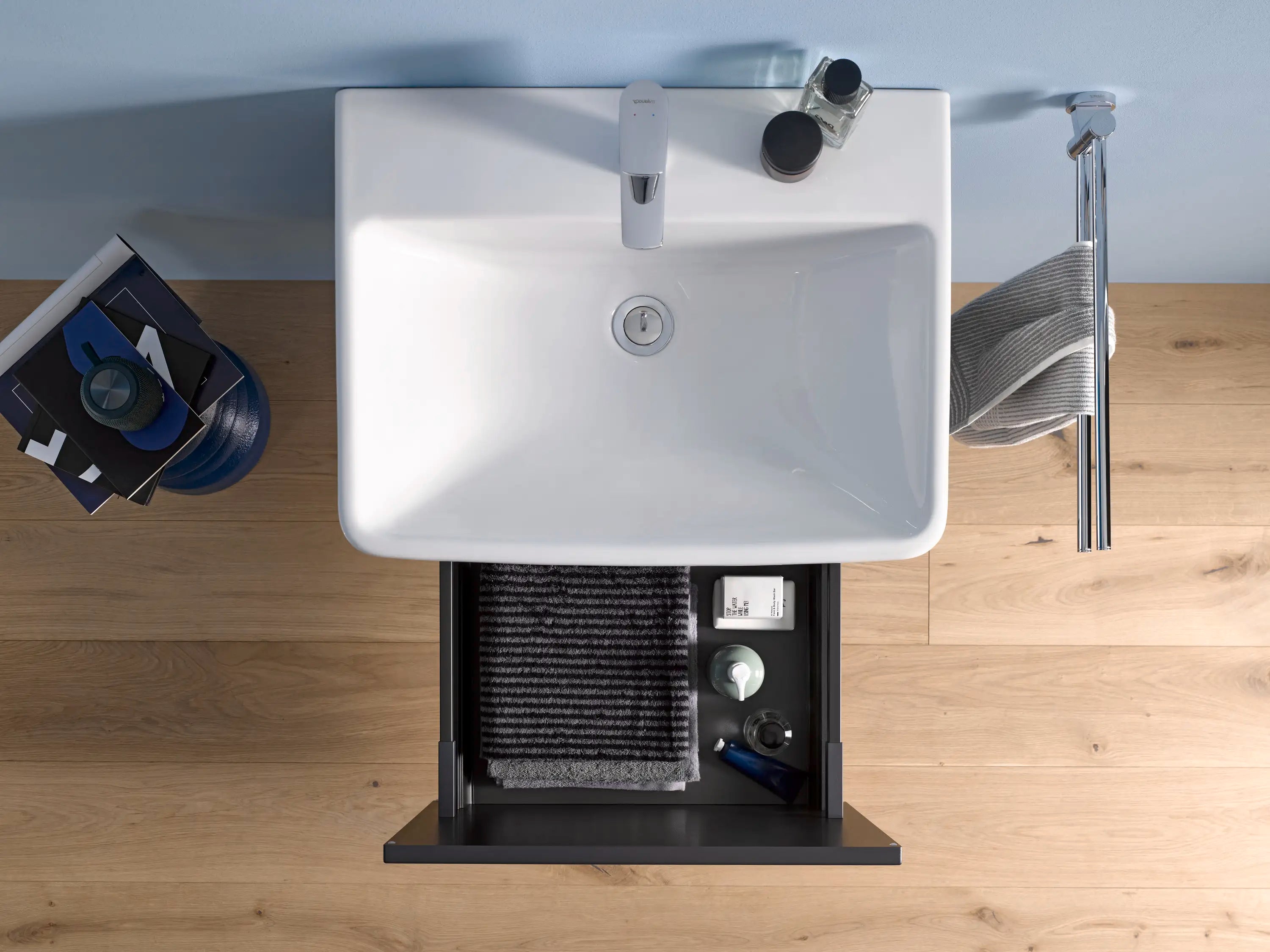Duravit D-Code 17 5/8'' Double Towel Bar