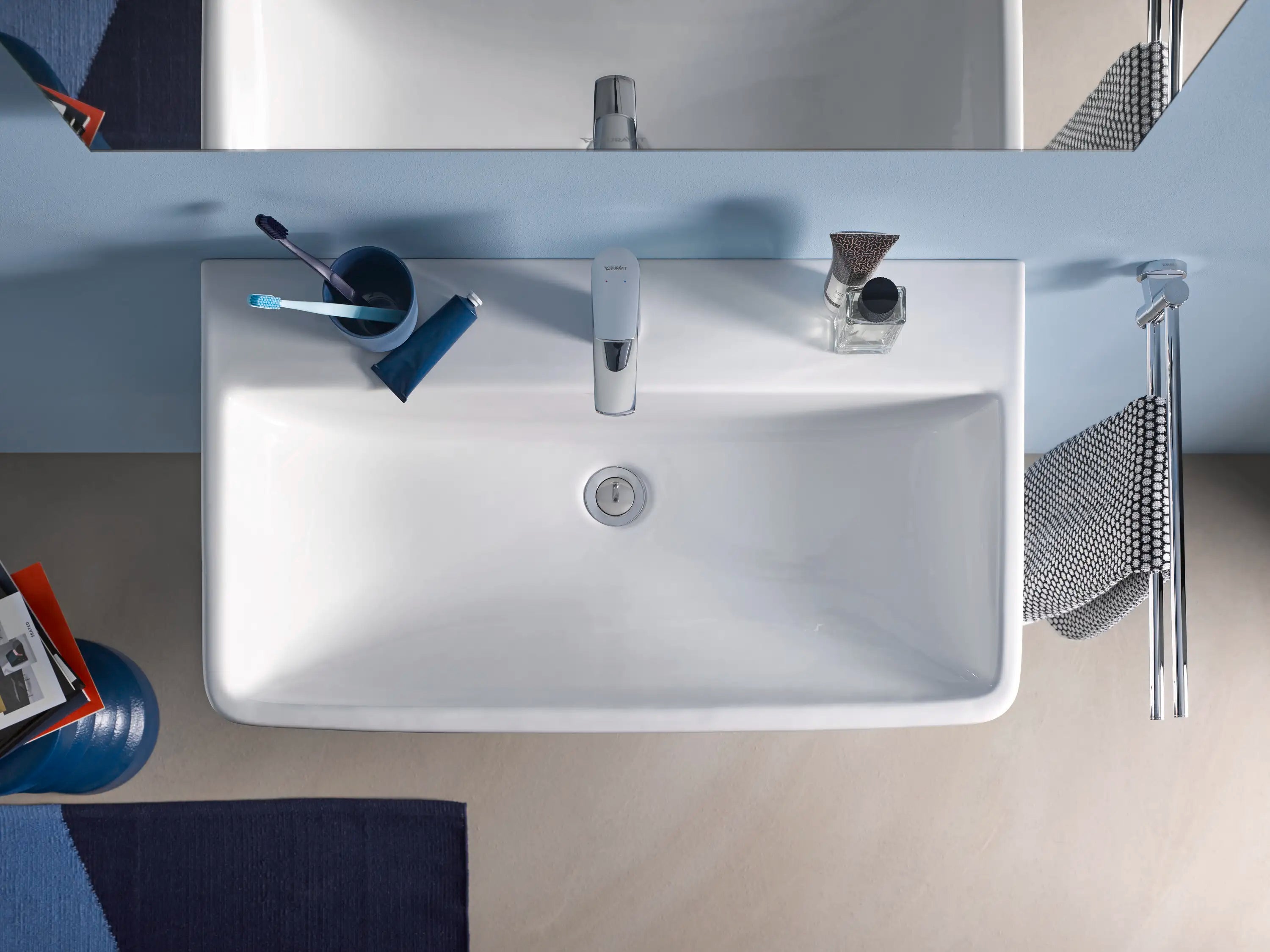 Duravit D-Code 17 5/8'' Double Towel Bar