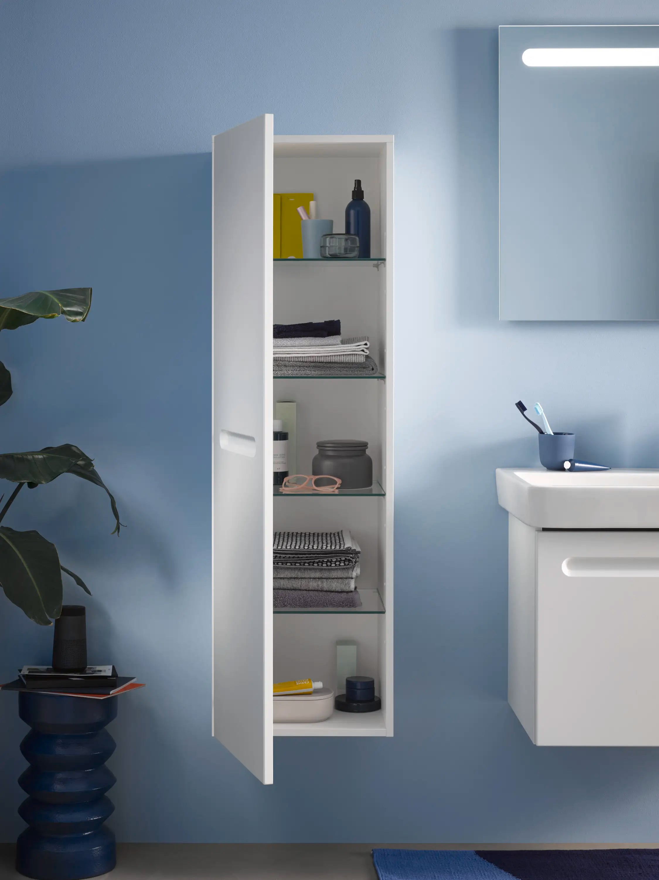 Duravit No.1 15 3/4'' x 52'' Wall Mount Linen Cabinet