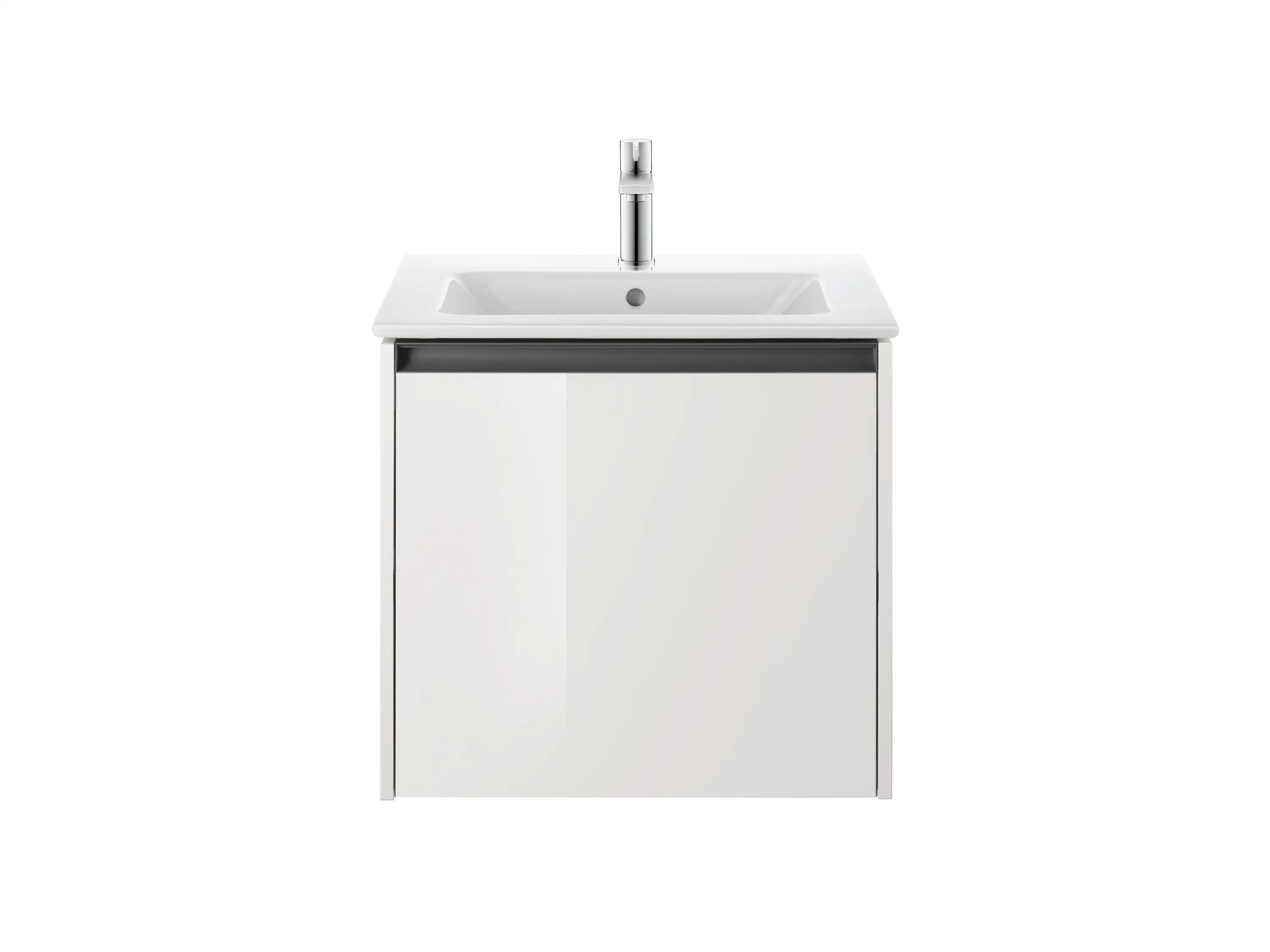 Duravit ME by Starck 24 3/4'' Rectangular Wall Mounted Sink in White with Single Faucet Hole and with Overflow