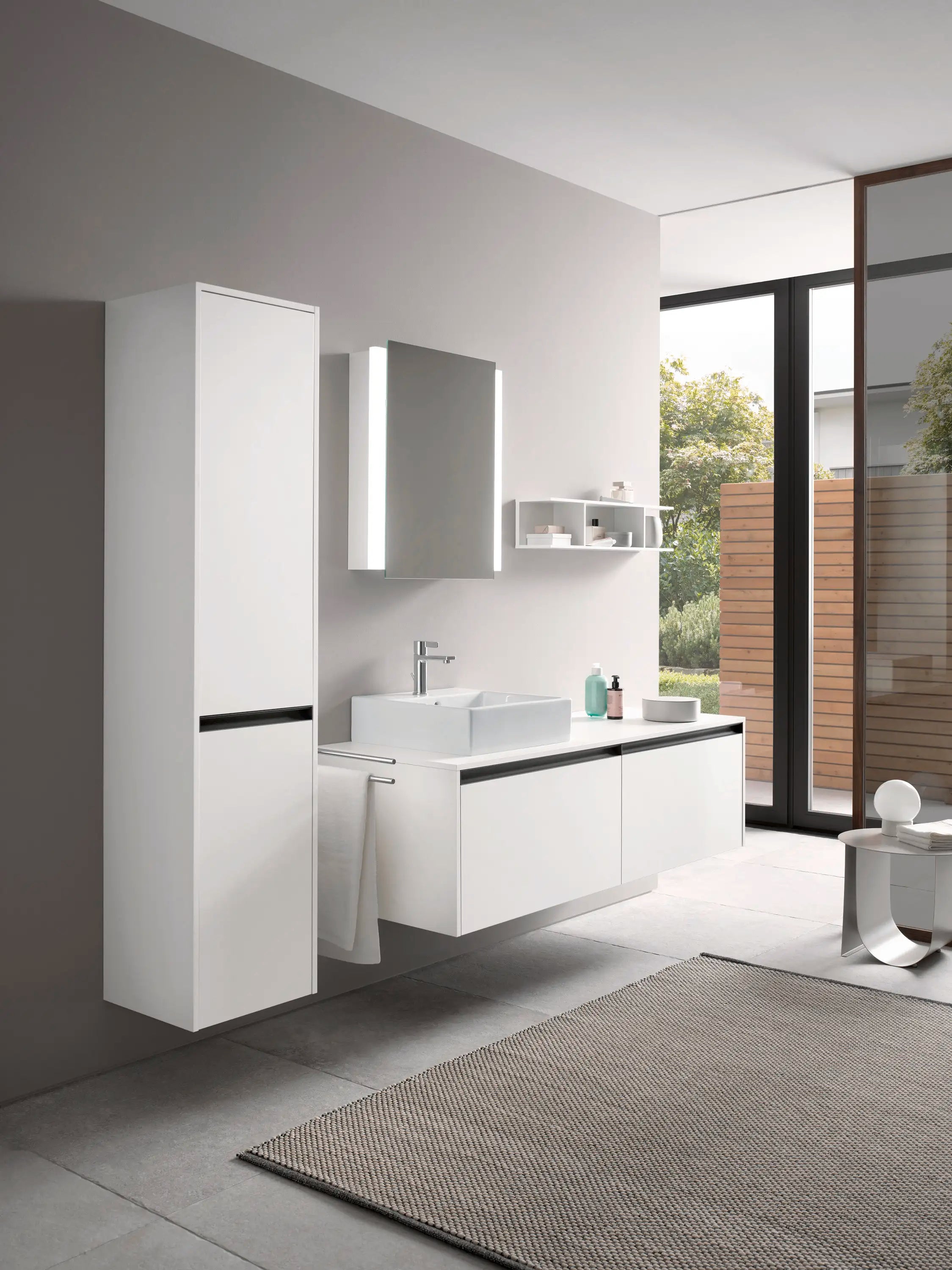 Duravit Ketho.2 15 3/4'' x 69 1/4'' Wall Mount Linen Cabinet