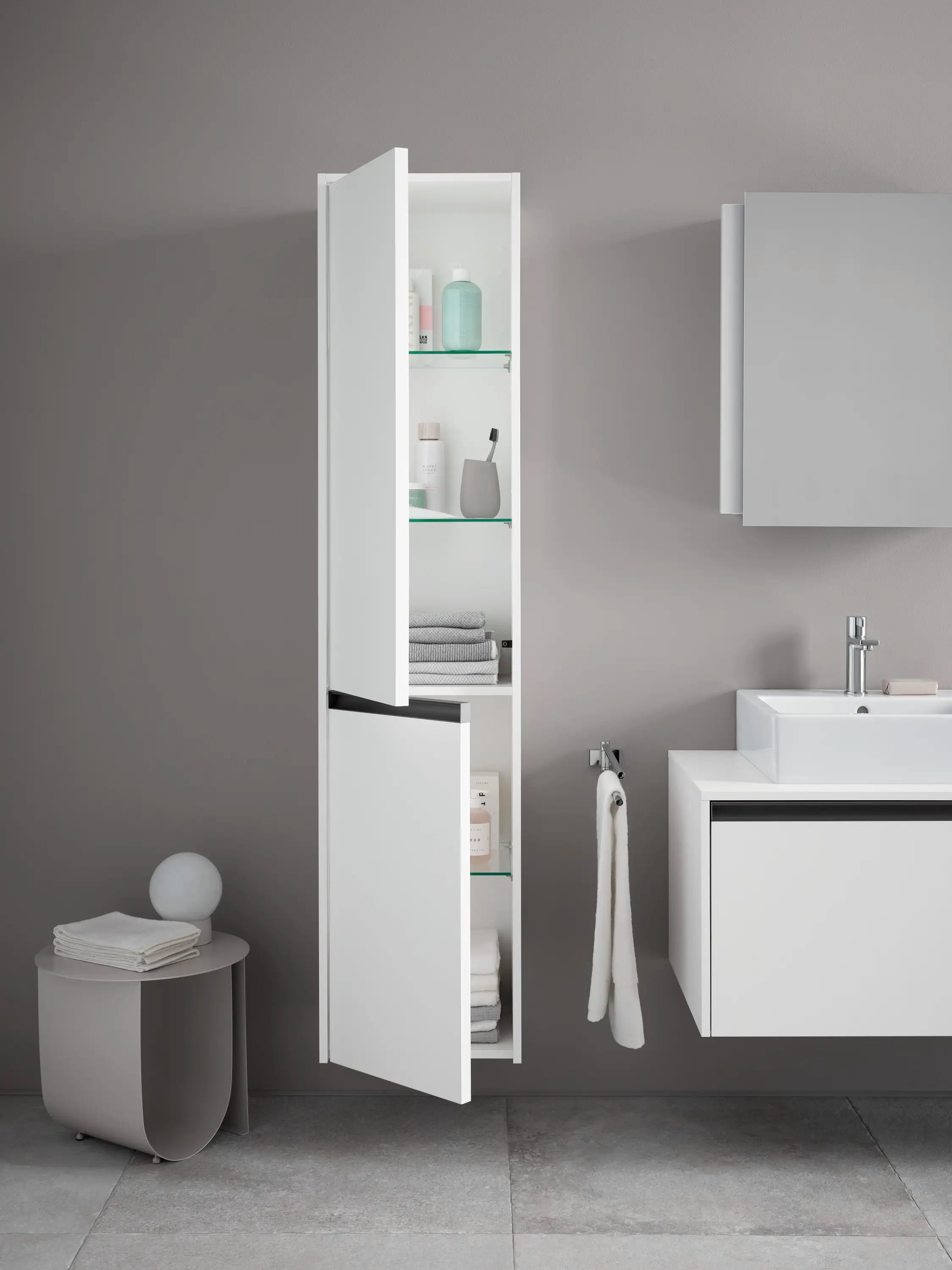 Duravit Ketho.2 15 3/4'' x 69 1/4'' Wall Mount Linen Cabinet