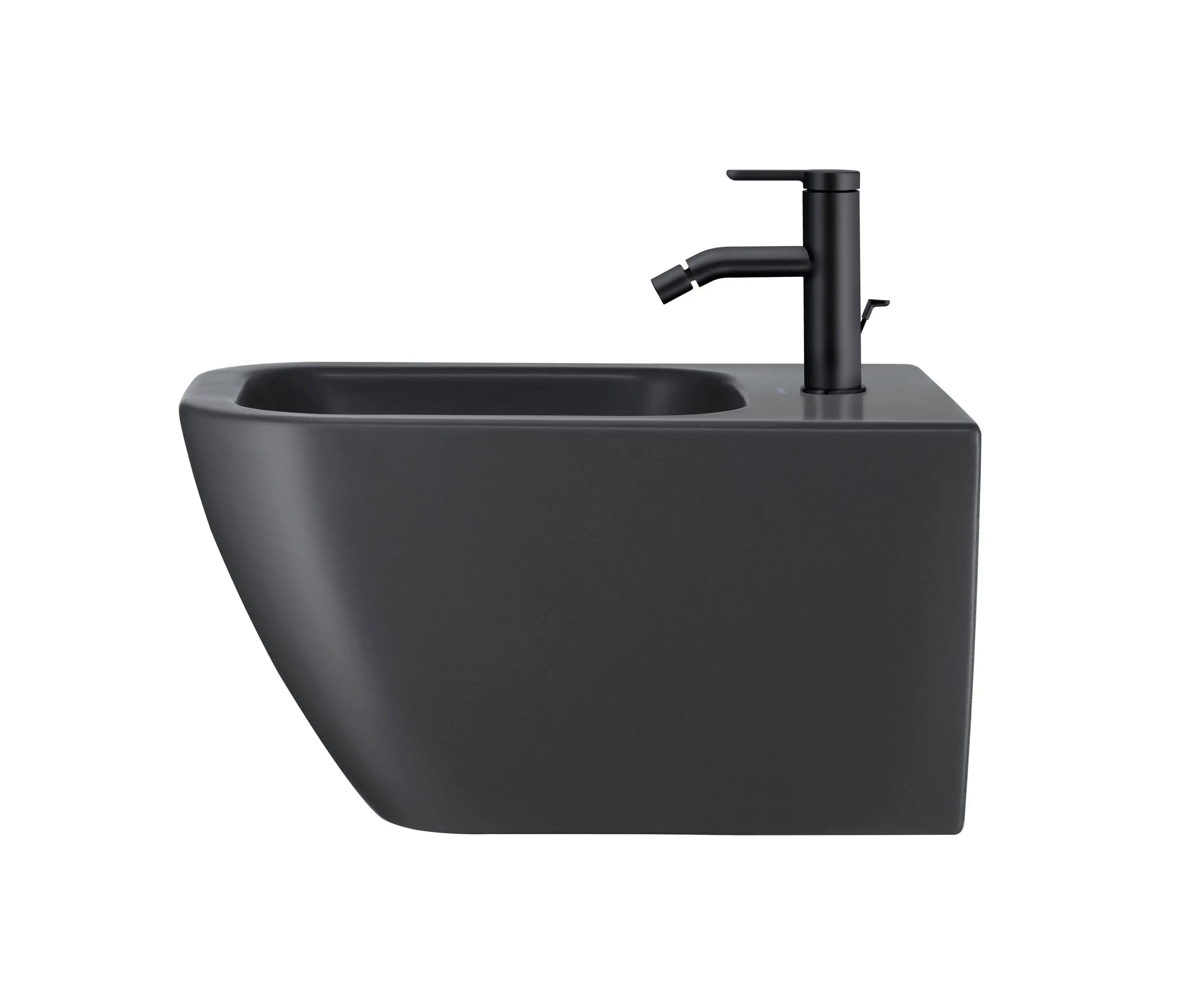 Duravit Happy D.2 Single Hole Horizontal Spray Wall Mount Bidet