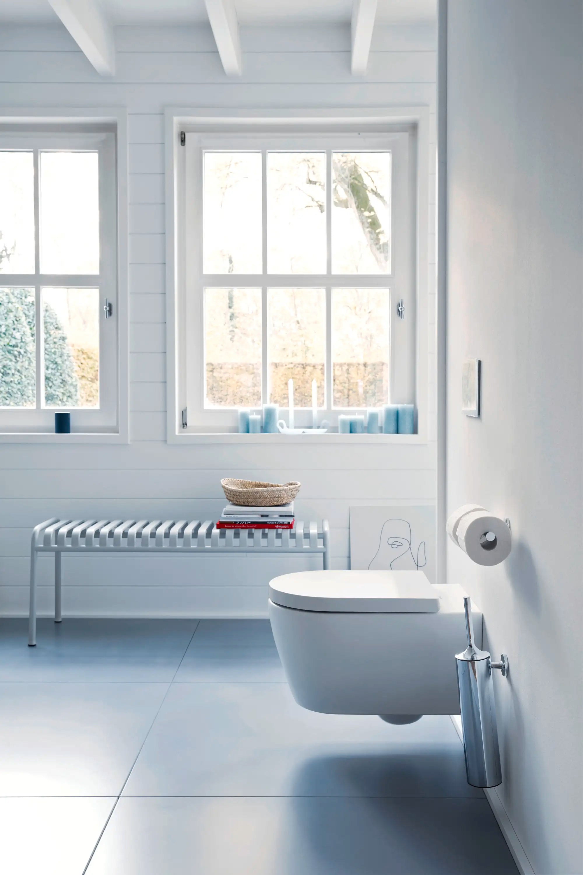 Duravit Starck T Wall Mount Toilet Brush
