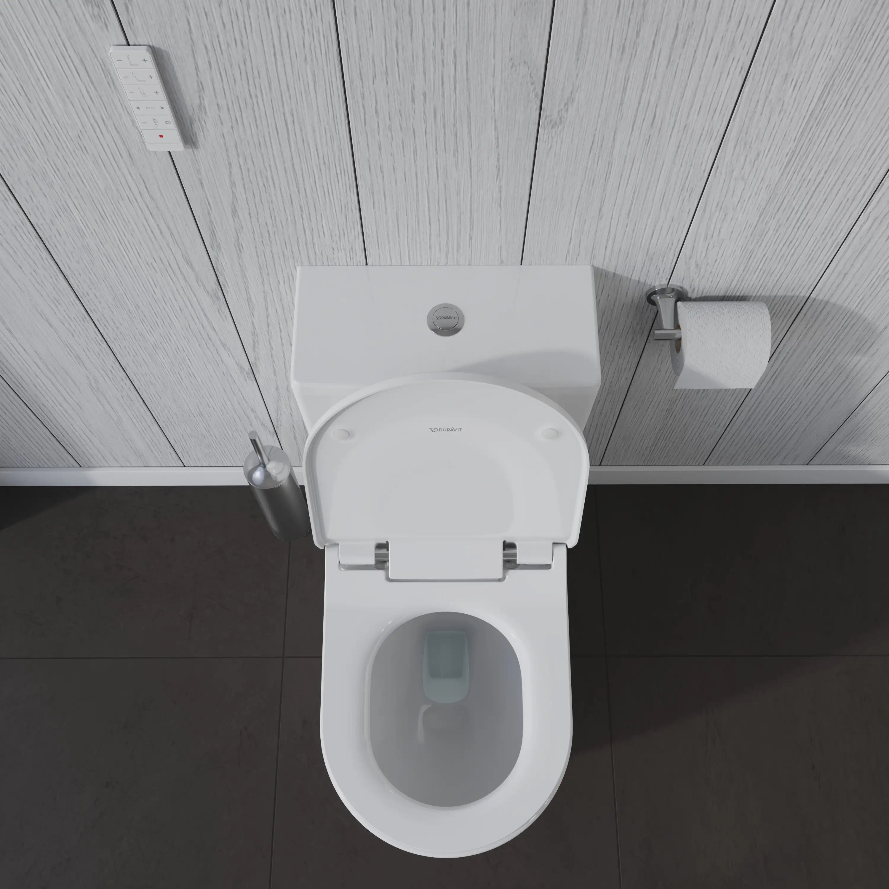 Duravit ME by Starck 1.28 GPF Single Flush Elongated Toilet Bowl in White